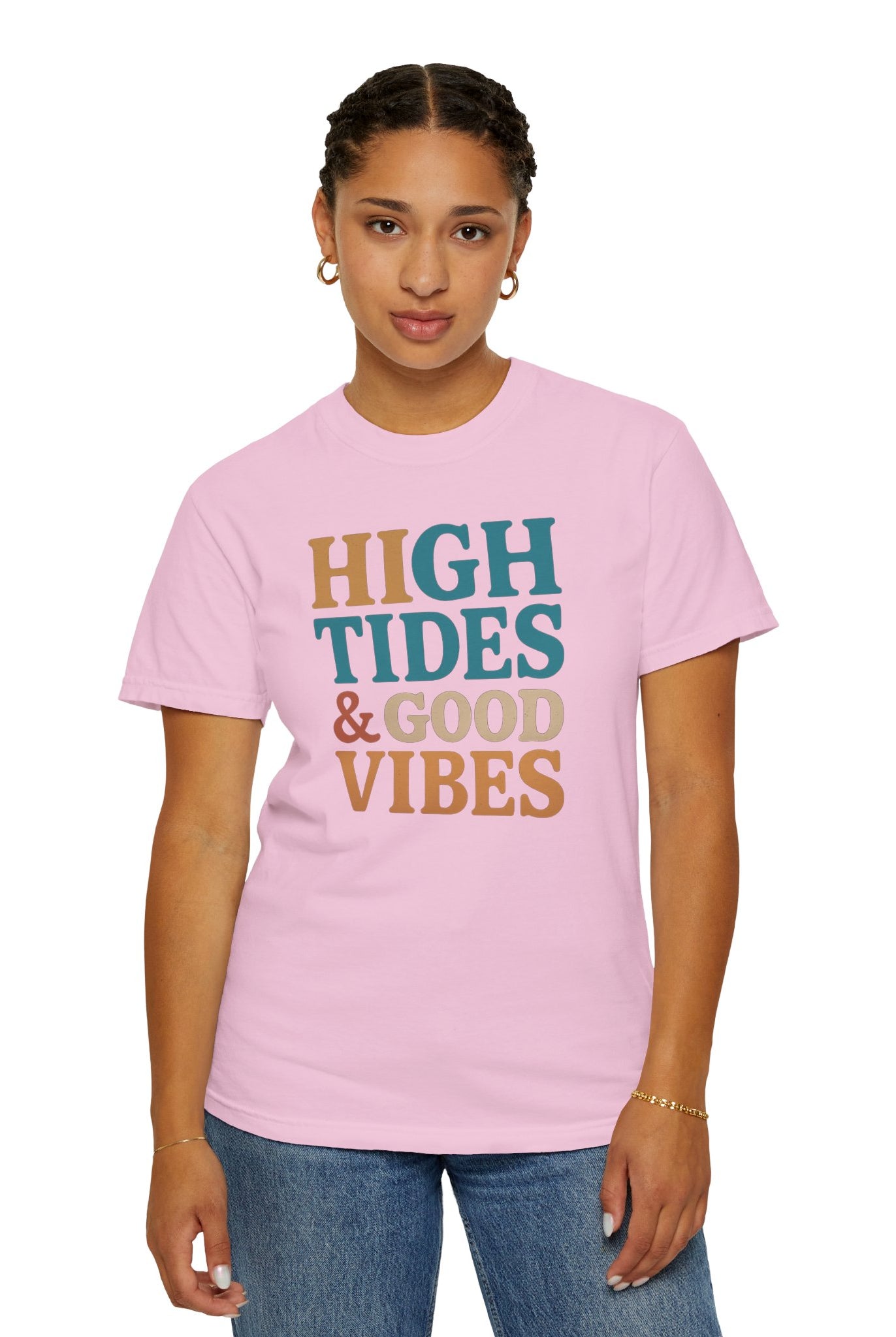 Maison Nautique "High Tides & Good Vibes" Vintage Unisex Tee - Maison Nautique