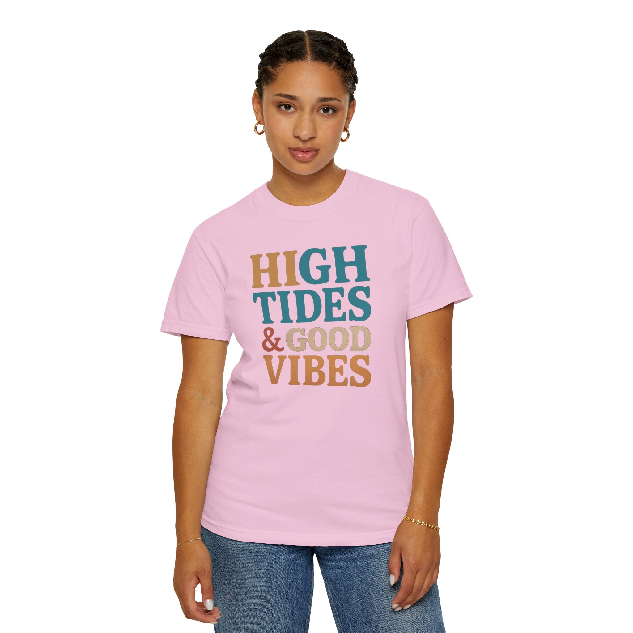 Maison Nautique "High Tides & Good Vibes" Vintage Unisex Tee - Maison Nautique