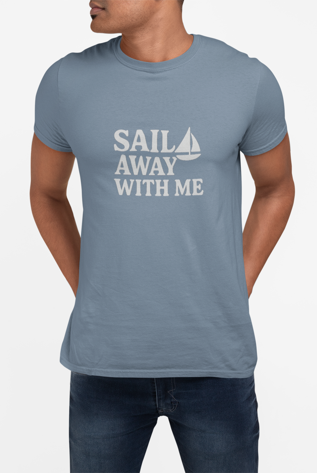 Maison Nautique "Sail Away With Me" Vintage Unisex Tee - Maison Nautique