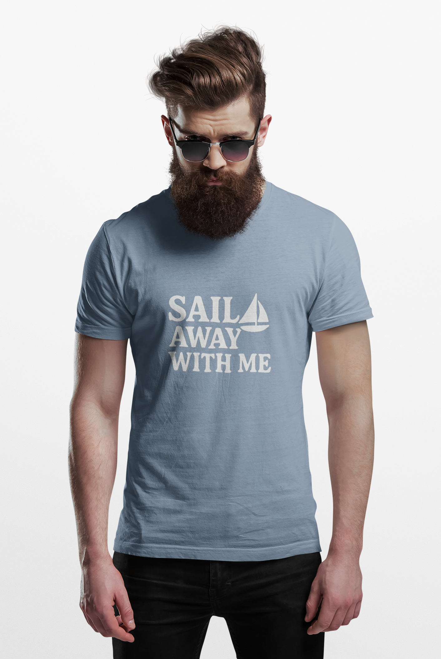 Maison Nautique "Sail Away With Me" Vintage Unisex Tee - Maison Nautique