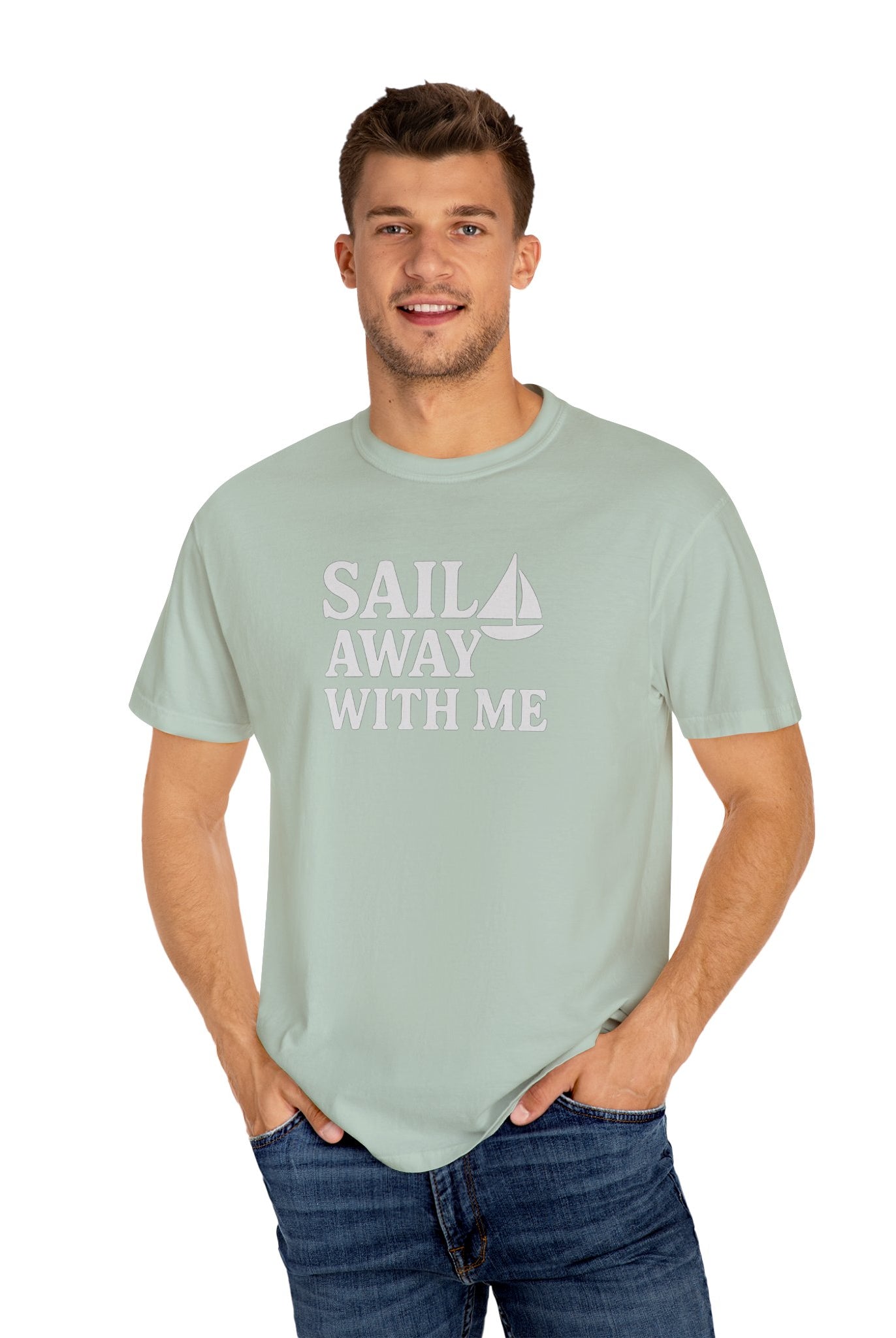 Maison Nautique "Sail Away With Me" Vintage Unisex Tee - Maison Nautique
