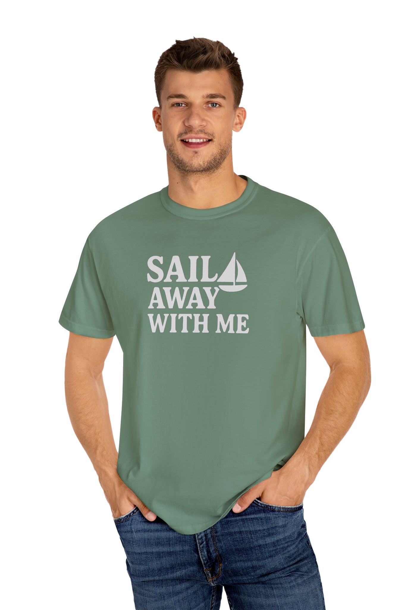 Maison Nautique "Sail Away With Me" Vintage Unisex Tee - Maison Nautique