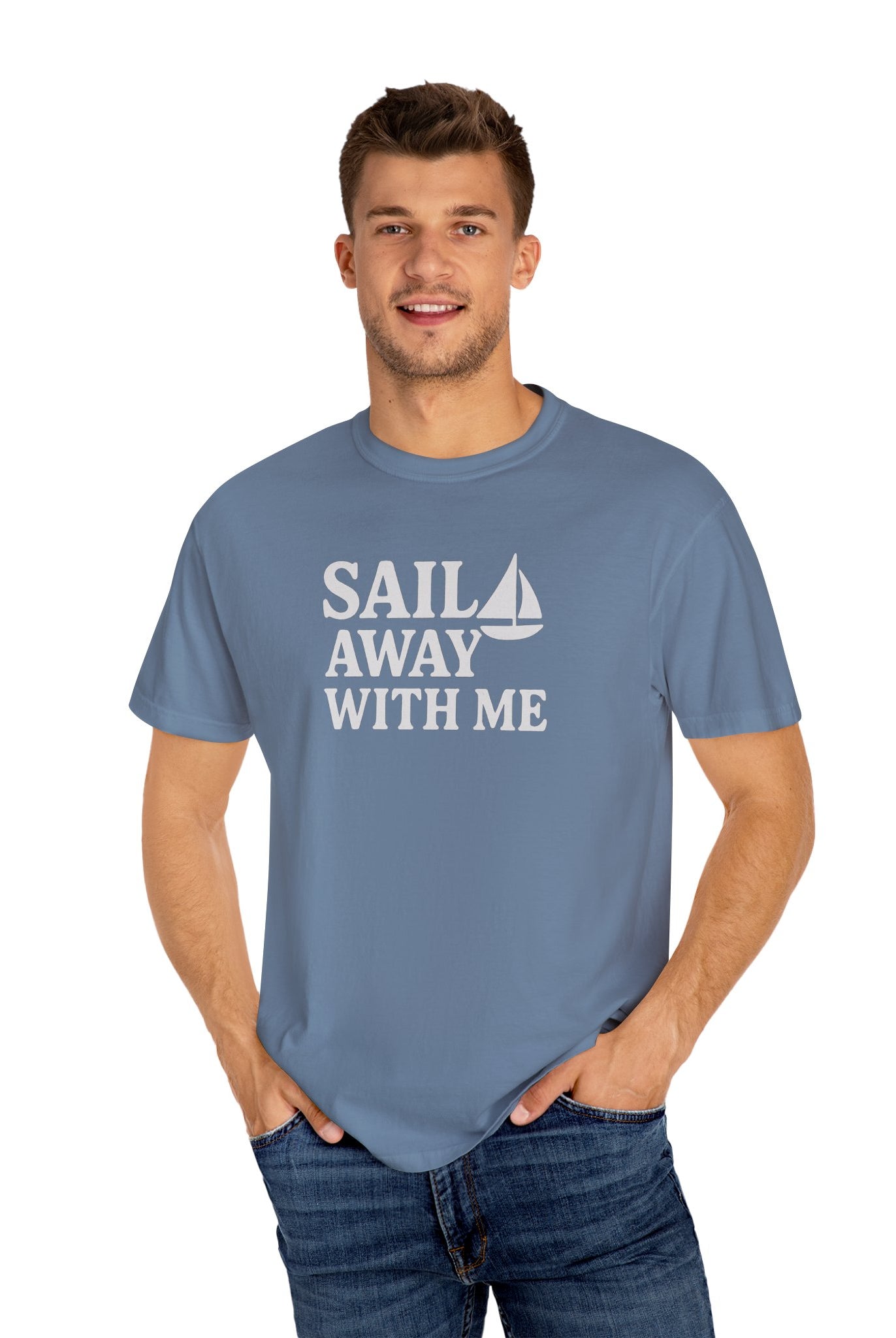 Maison Nautique "Sail Away With Me" Vintage Unisex Tee - Maison Nautique
