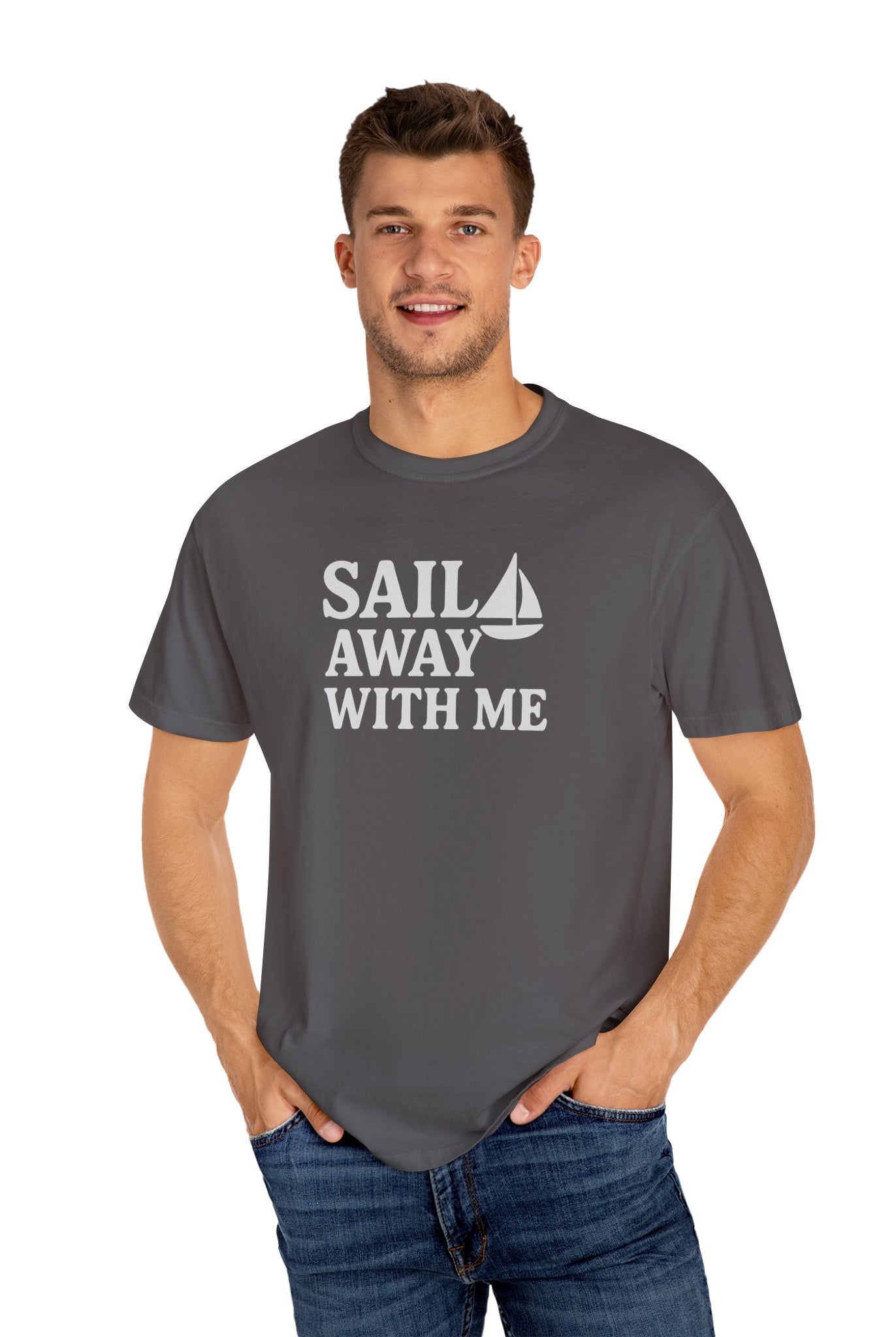 Maison Nautique "Sail Away With Me" Vintage Unisex Tee - Maison Nautique