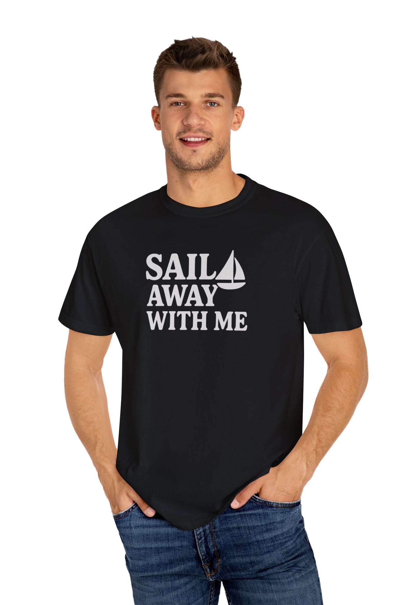 Maison Nautique "Sail Away With Me" Vintage Unisex Tee - Maison Nautique
