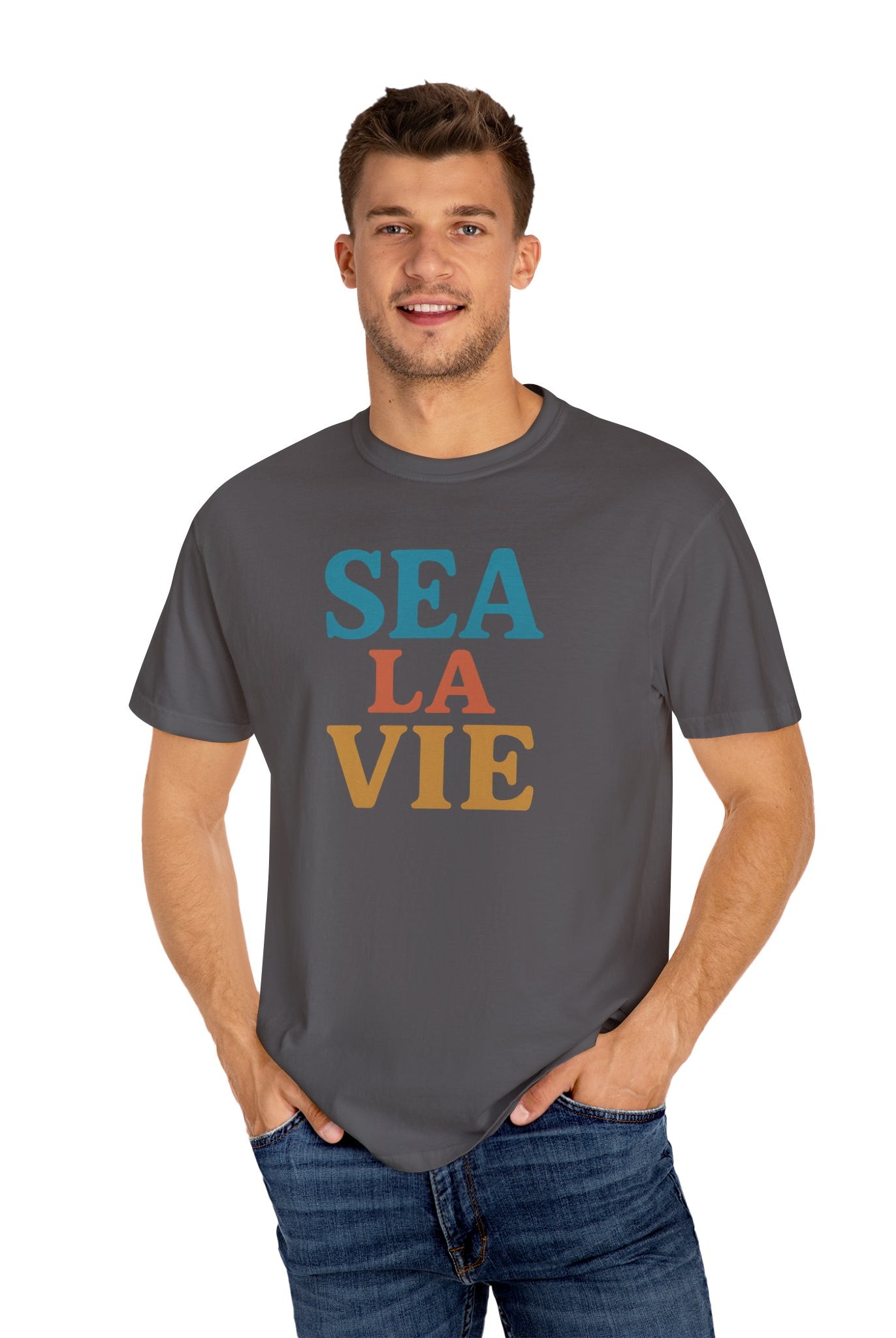 Maison Nautique "Sea La Vie" Vintage Tee, Unisex - Maison Nautique