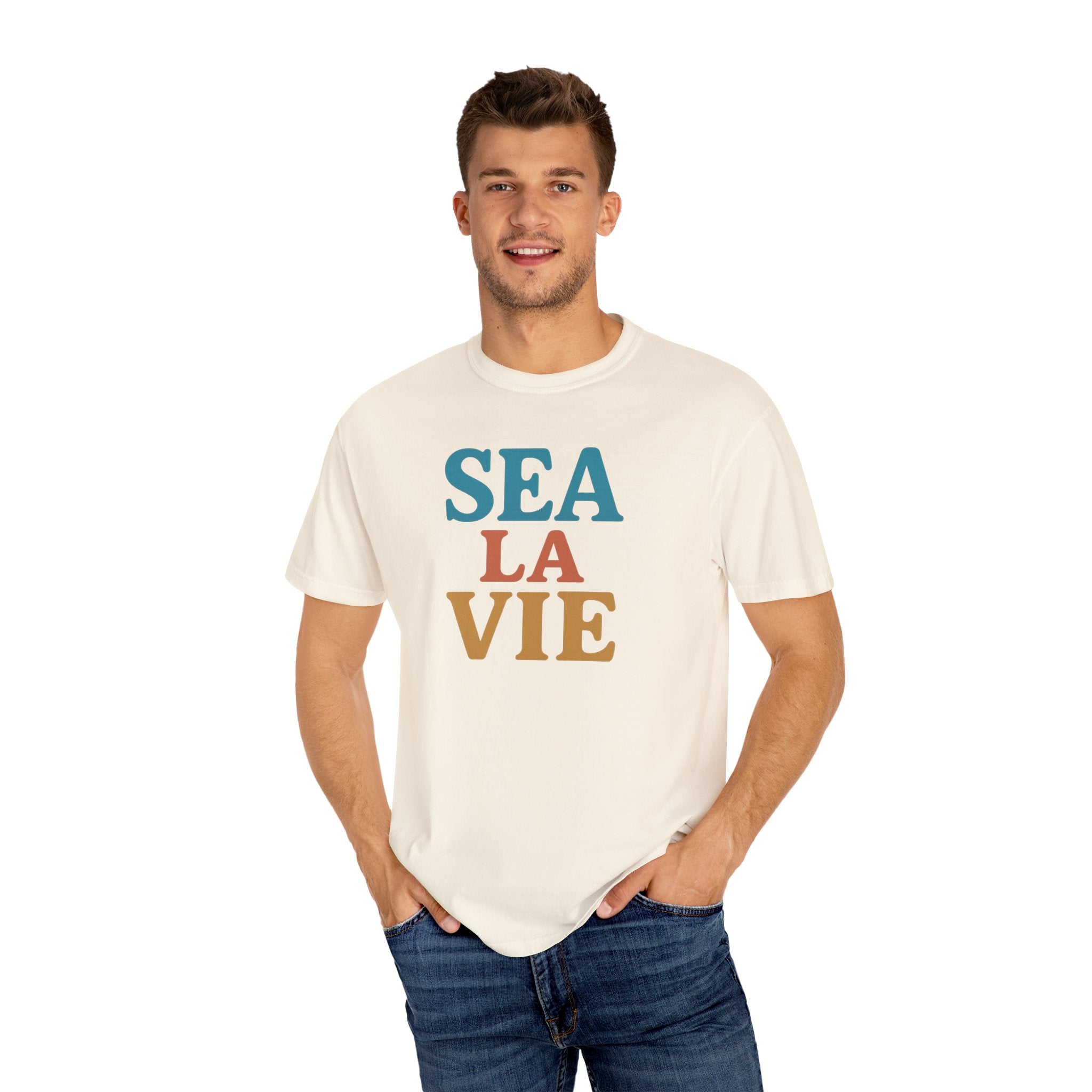 Maison Nautique "Sea La Vie" Vintage Tee, Unisex - Maison Nautique