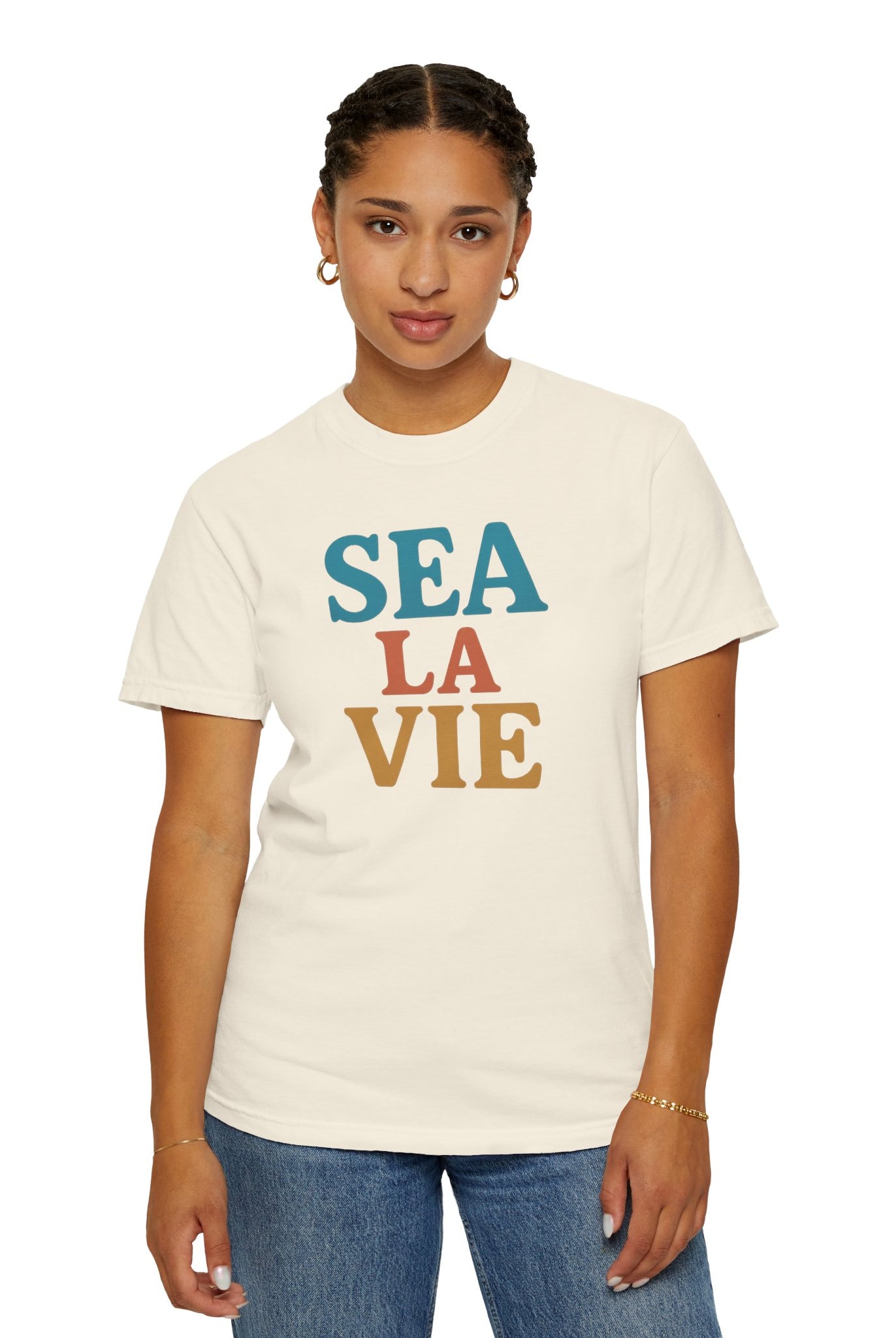 Maison Nautique "Sea La Vie" Vintage Tee, Unisex - Maison Nautique