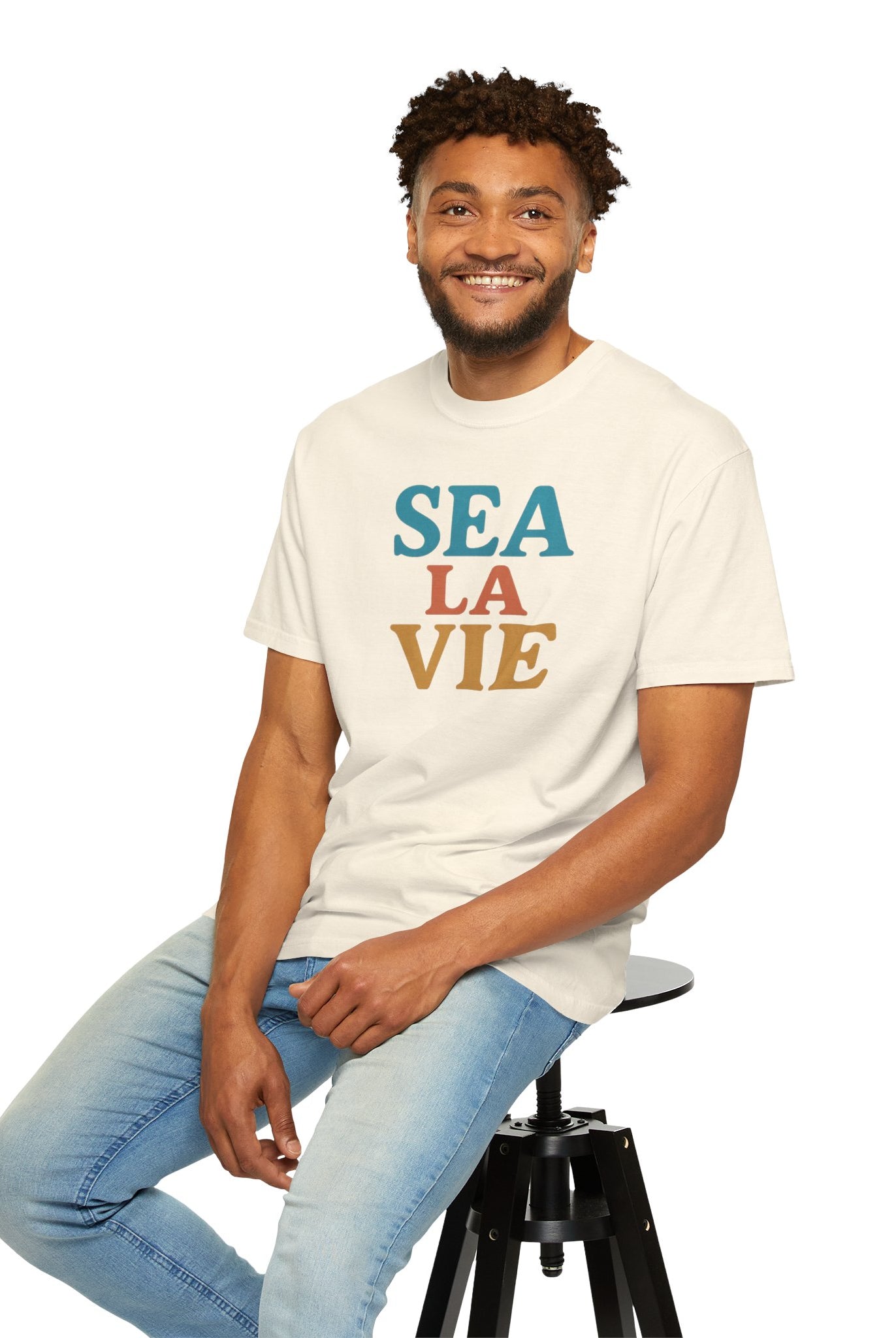 Maison Nautique "Sea La Vie" Vintage Tee, Unisex - Maison Nautique