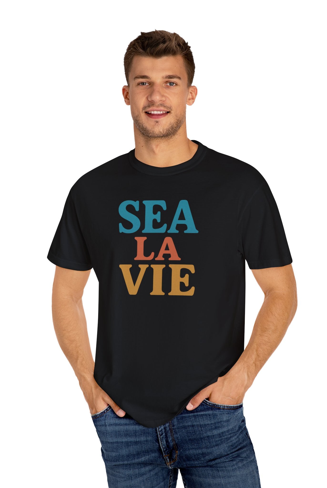 Maison Nautique "Sea La Vie" Vintage Tee, Unisex - Maison Nautique