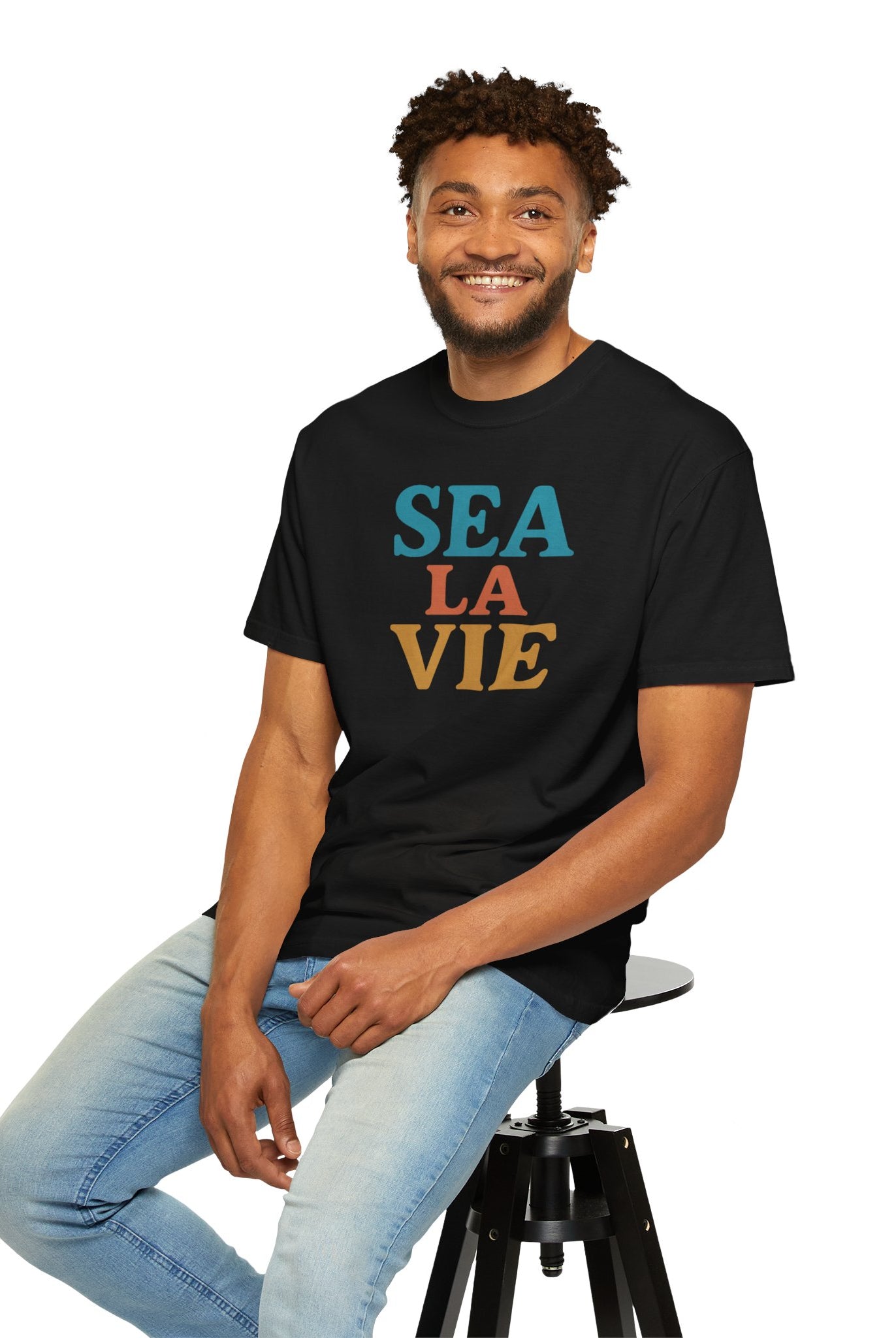 Maison Nautique "Sea La Vie" Vintage Tee, Unisex - Maison Nautique