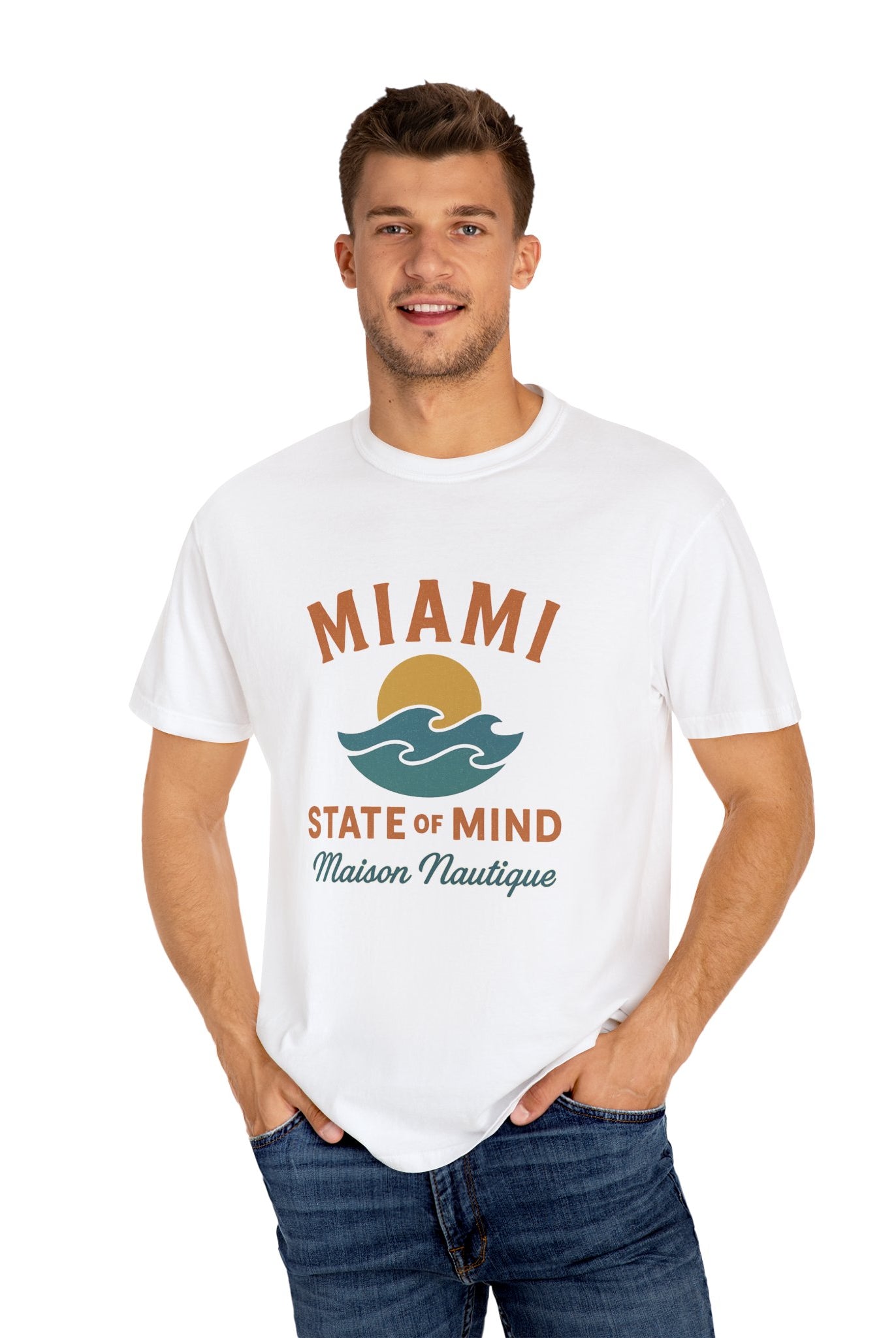Miami State of Mind – Unisex Coastal Tee - Maison Nautique