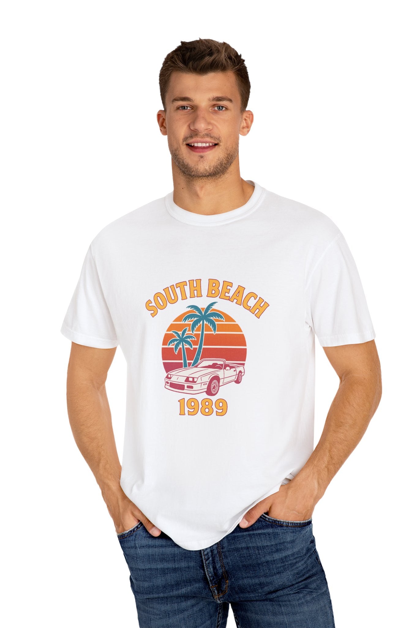 South Beach 1989 – Vintage Miami Unisex Tee - Maison Nautique