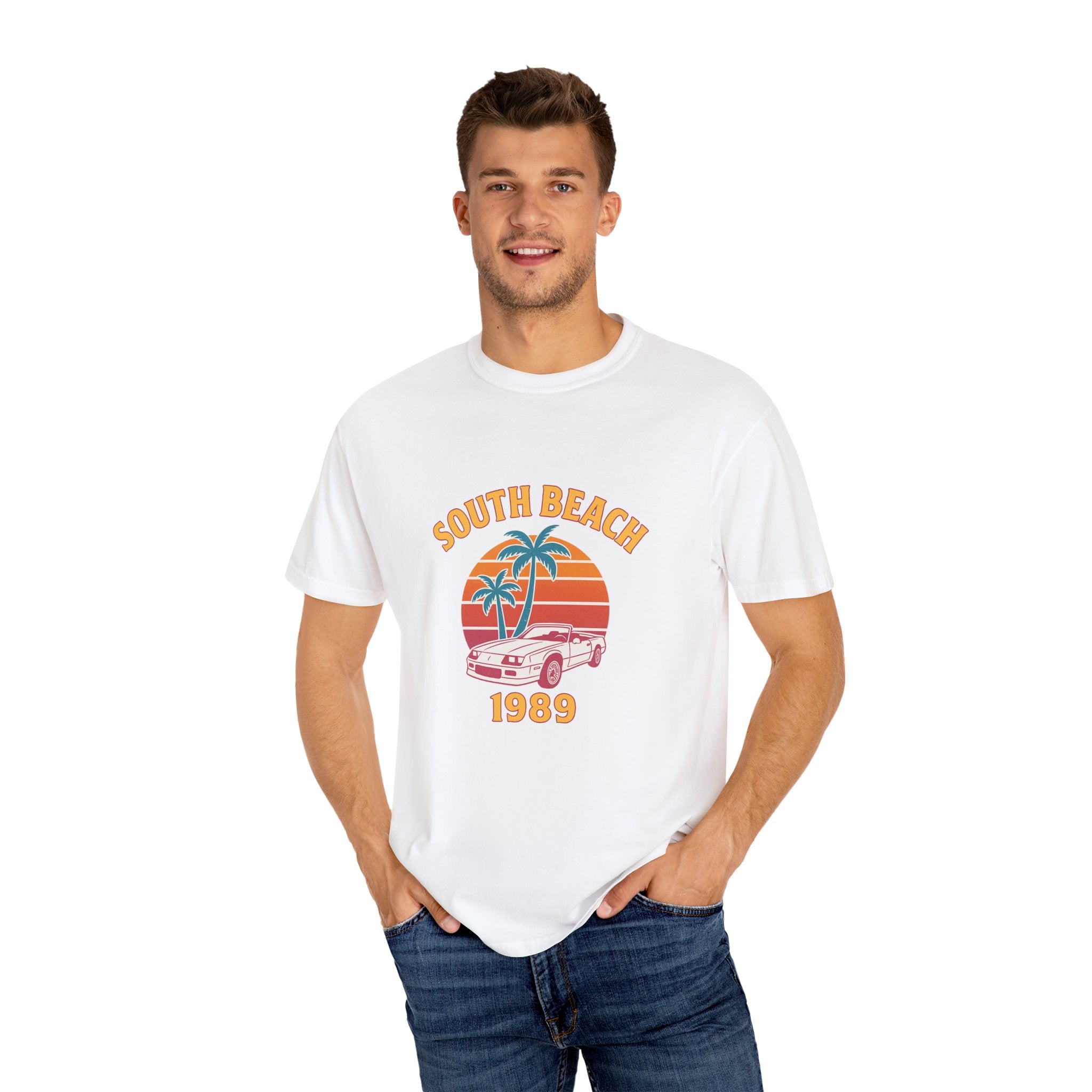 South Beach 1989 – Vintage Miami Unisex Tee - Maison Nautique