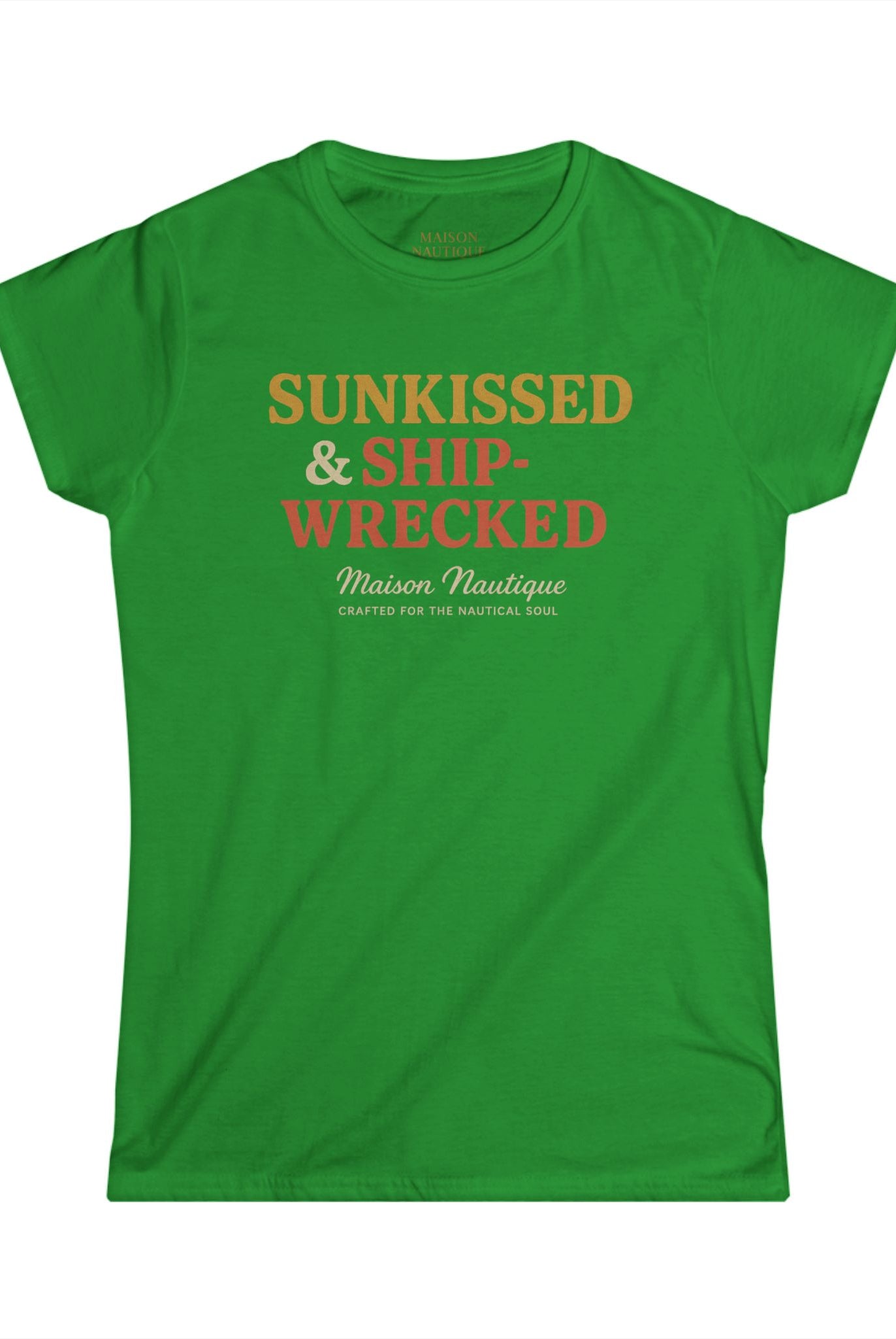 Maison Nautique "Sunkissed & Shipwrecked" Women's Softstyle Tee - Maison Nautique