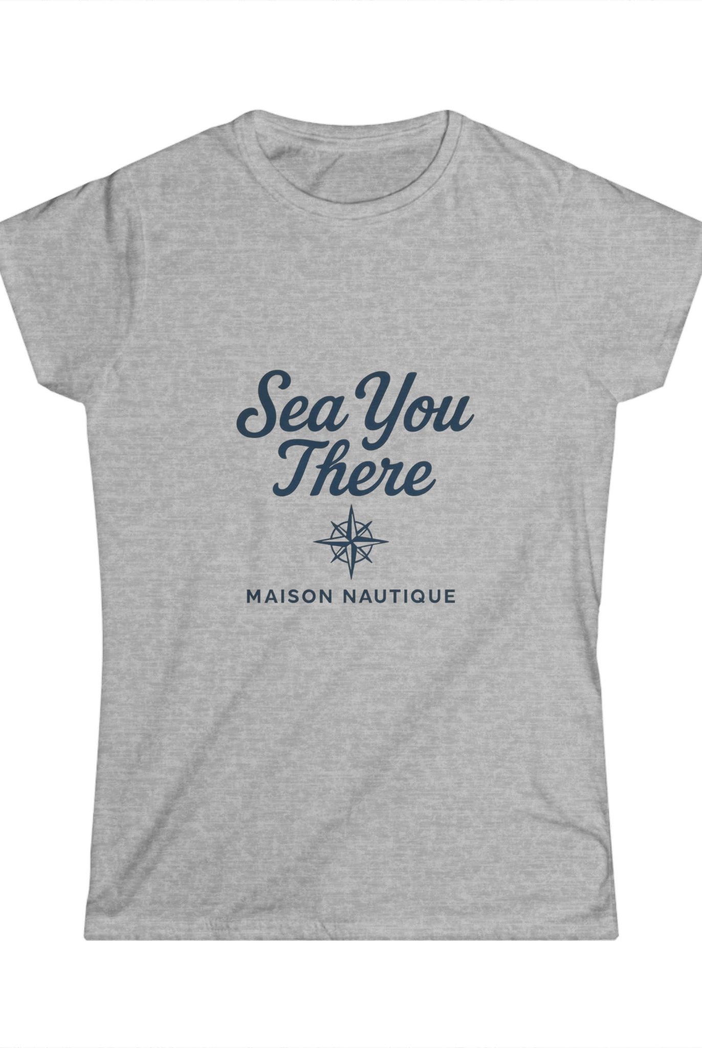 Sea You There – Women’s Coastal Crew Tee - Maison Nautique