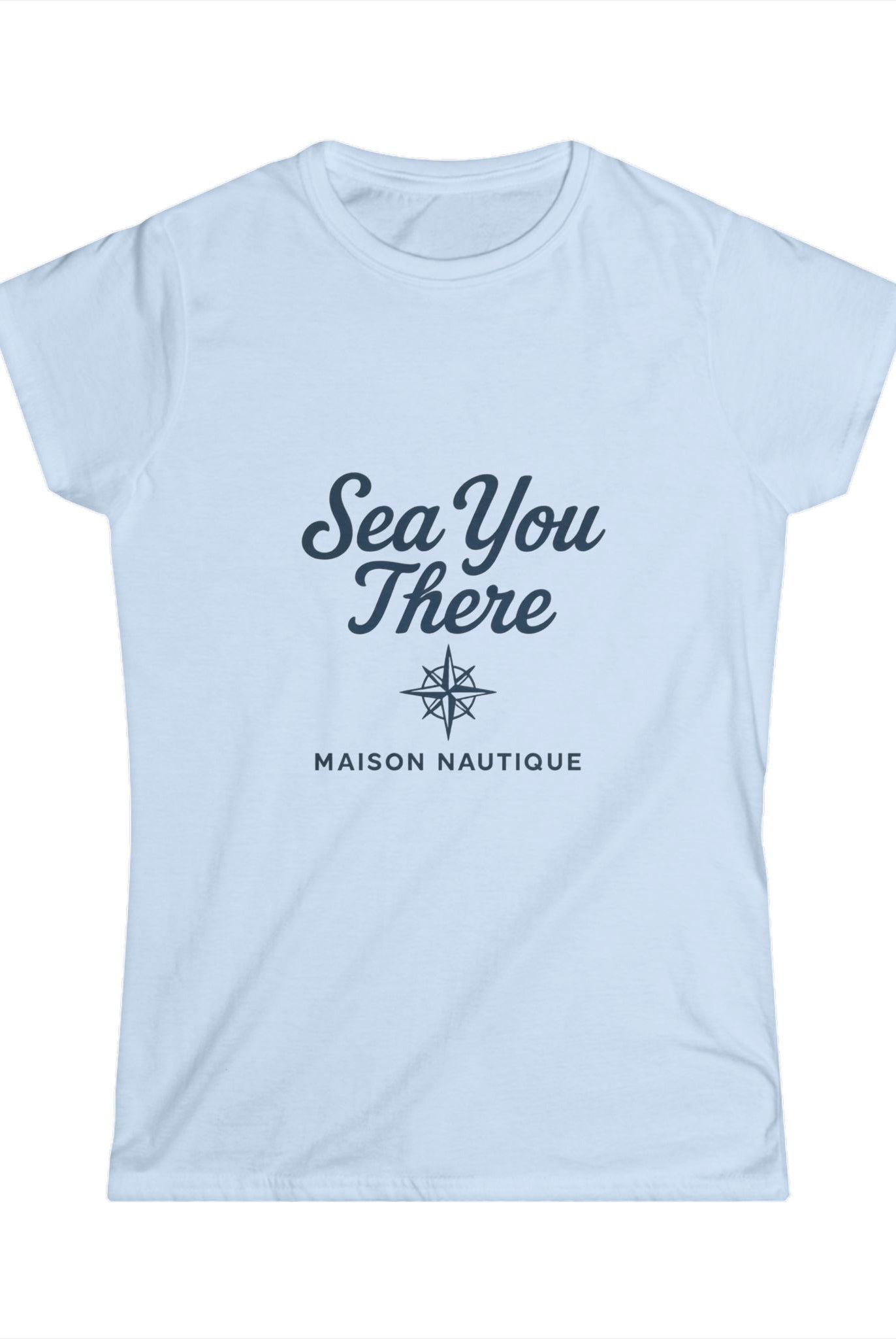 Sea You There – Women’s Coastal Crew Tee - Maison Nautique