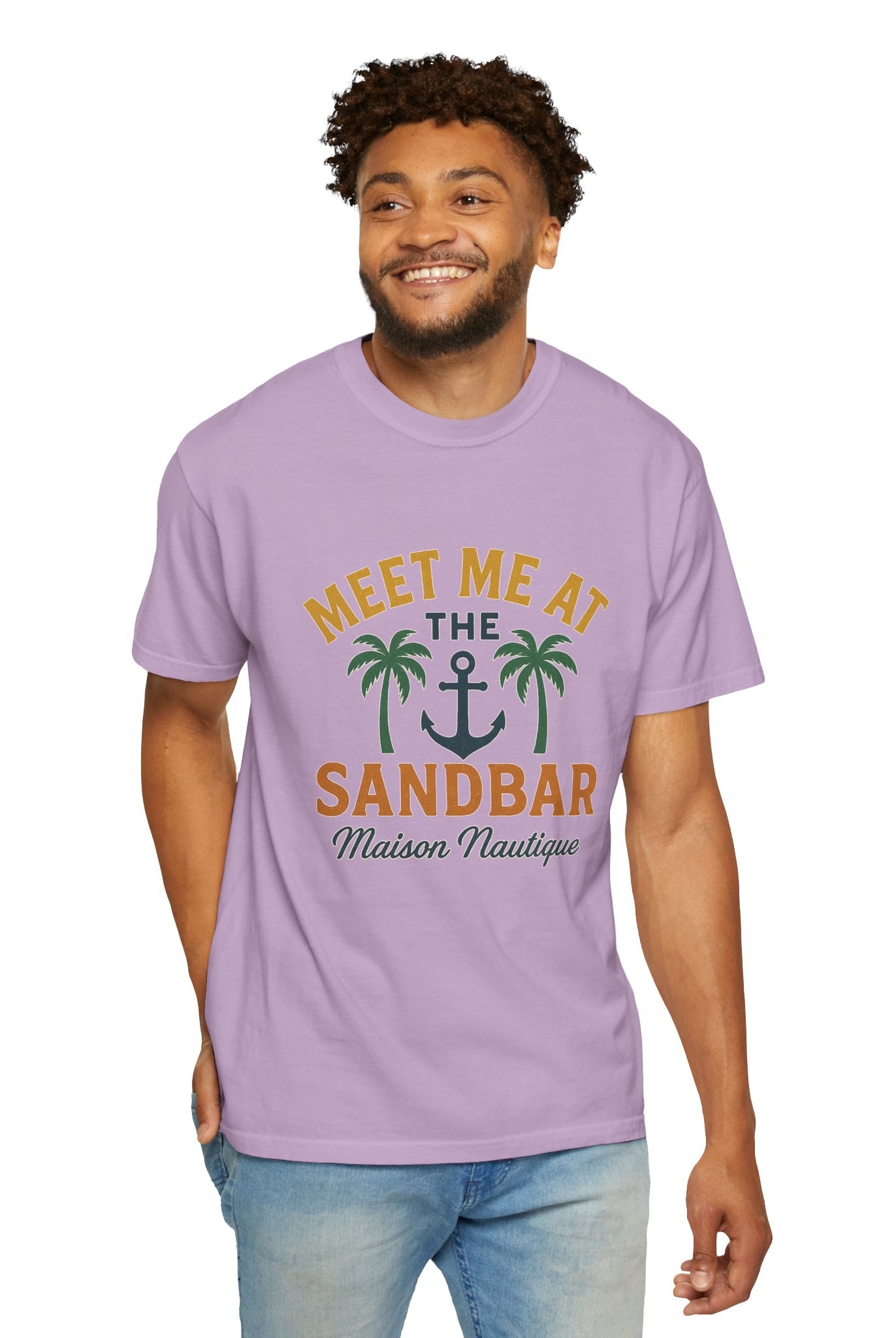 Meet Me at the Sandbar – Unisex Nautical Tee - Maison Nautique