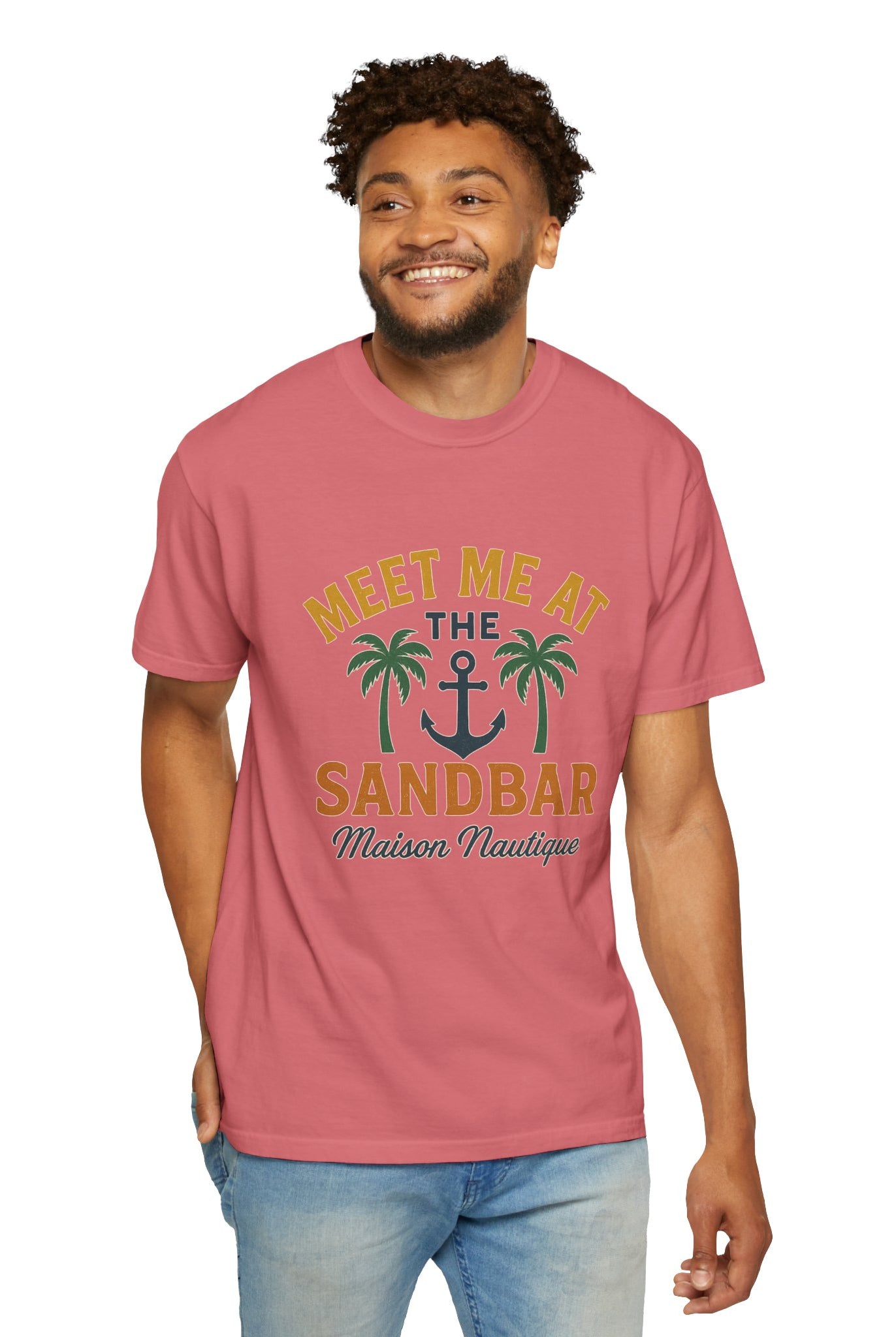 Meet Me at the Sandbar – Unisex Nautical Tee - Maison Nautique