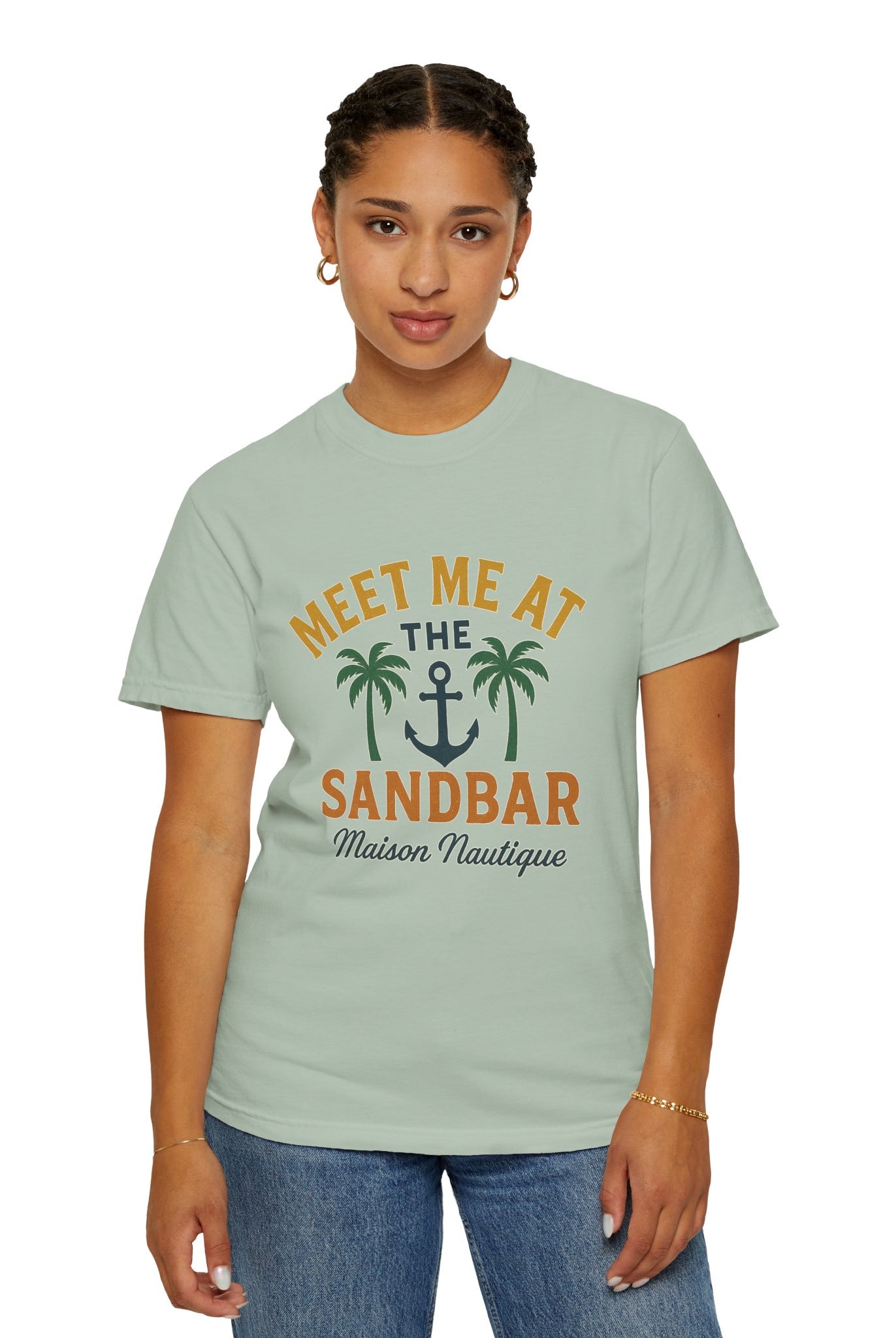 Meet Me at the Sandbar – Unisex Nautical Tee - Maison Nautique