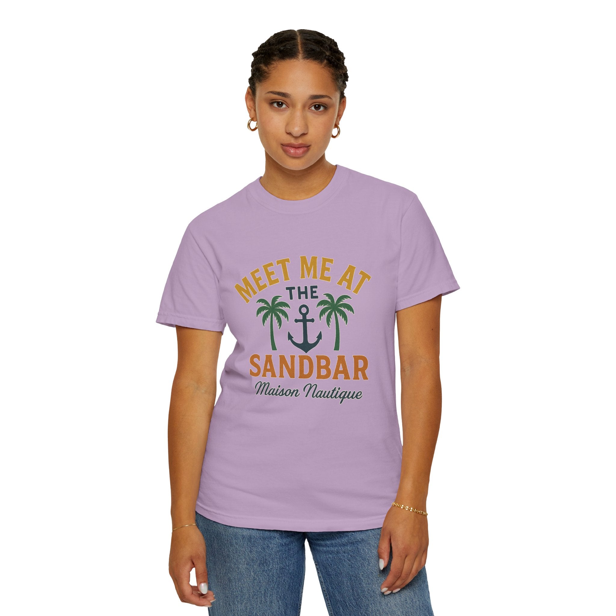 Meet Me at the Sandbar – Unisex Nautical Tee - Maison Nautique