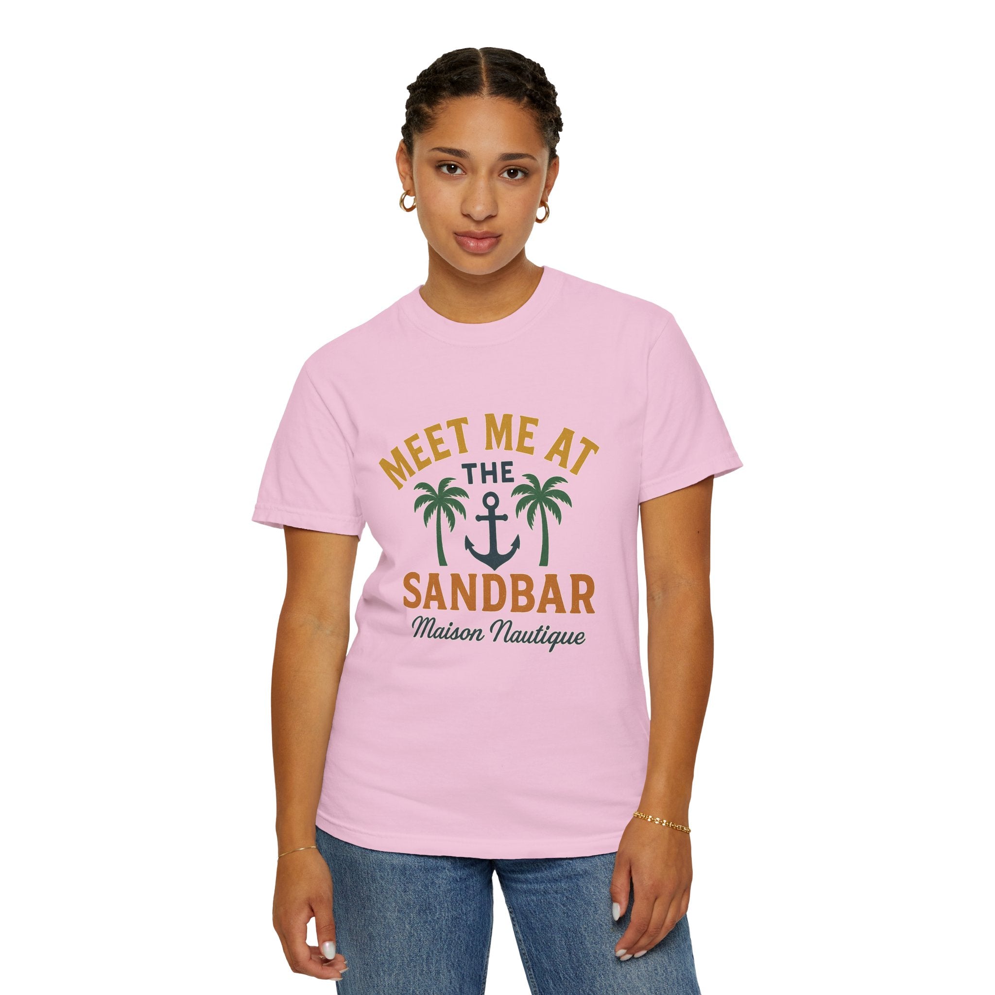 Meet Me at the Sandbar – Unisex Nautical Tee - Maison Nautique