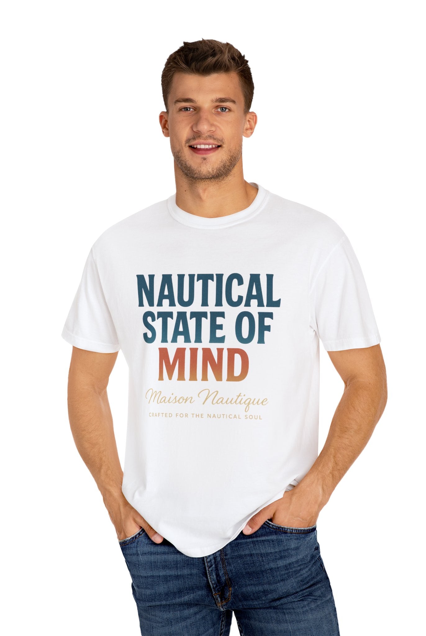Nautical State of Mind – Unisex Coastal Tee - Maison Nautique