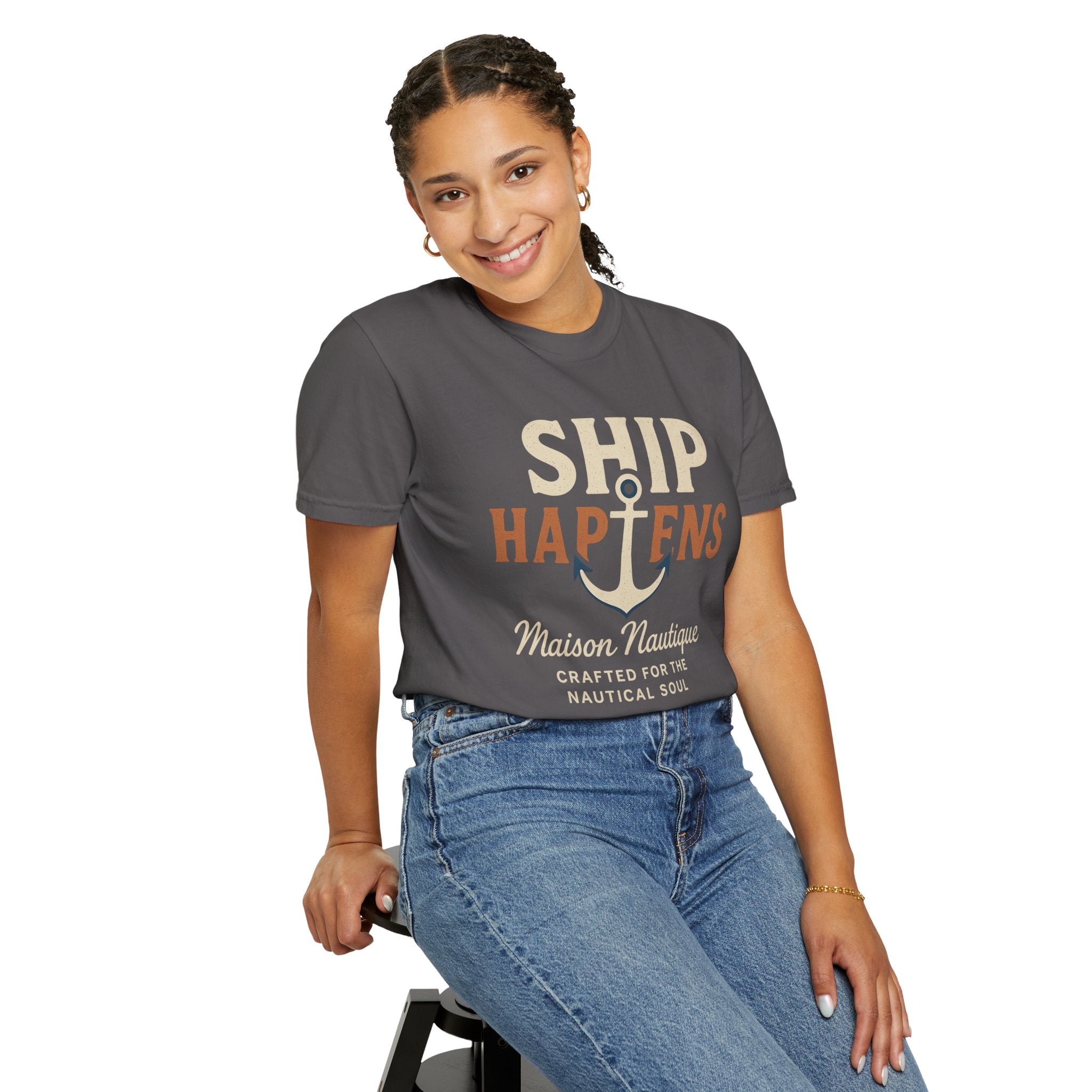 Ship Happens – Women’s Nautical Tee - Maison Nautique