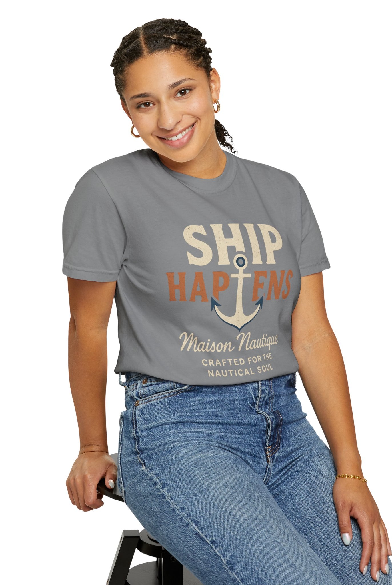 Ship Happens – Women’s Nautical Tee - Maison Nautique