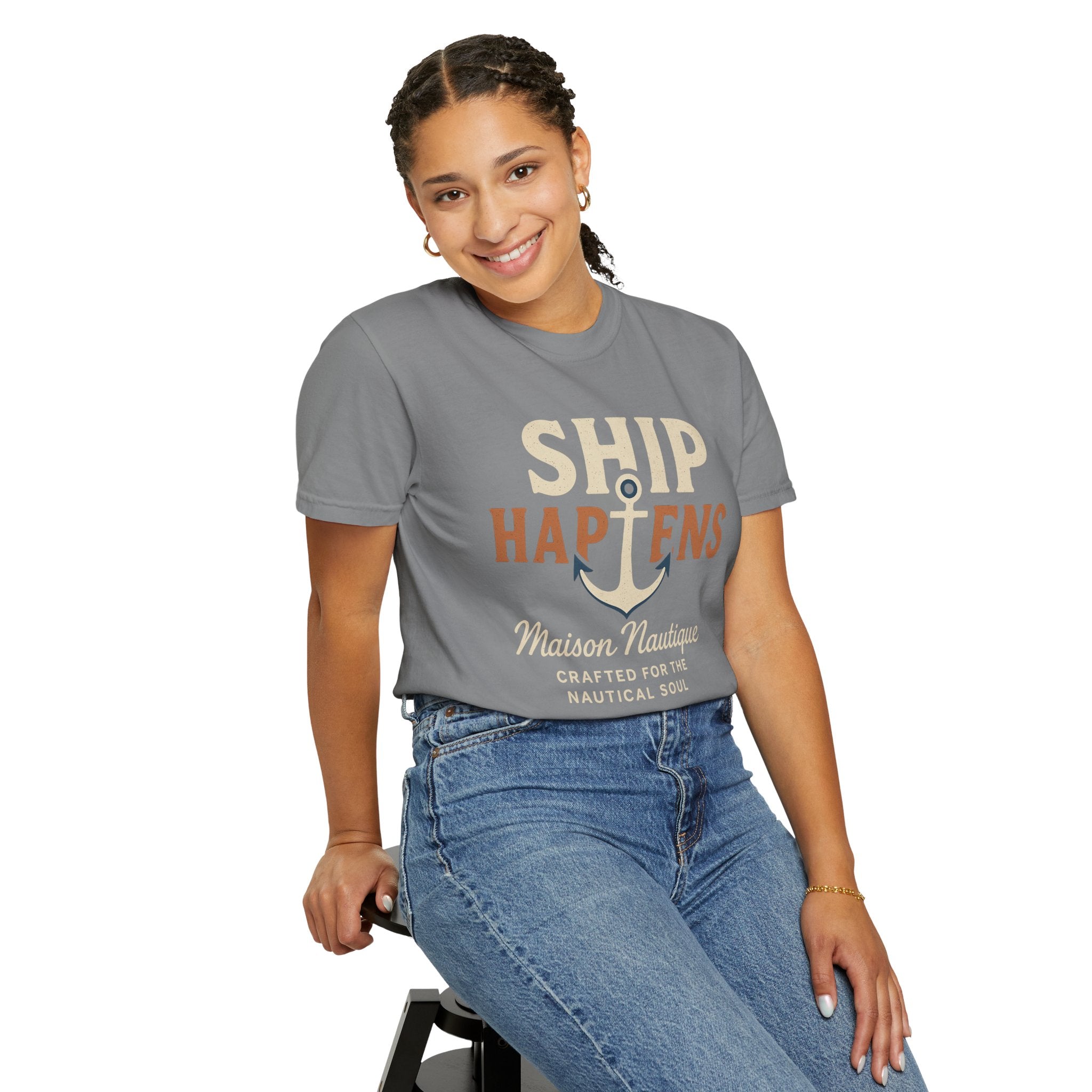 Ship Happens – Women’s Nautical Tee - Maison Nautique