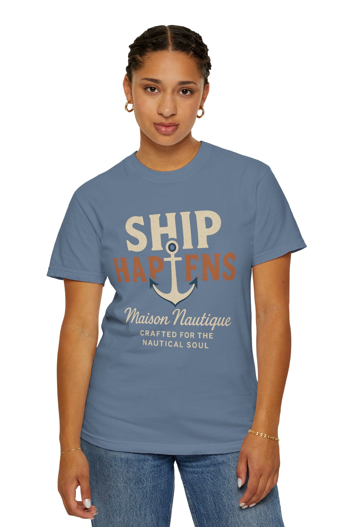 Ship Happens – Women’s Nautical Tee - Maison Nautique