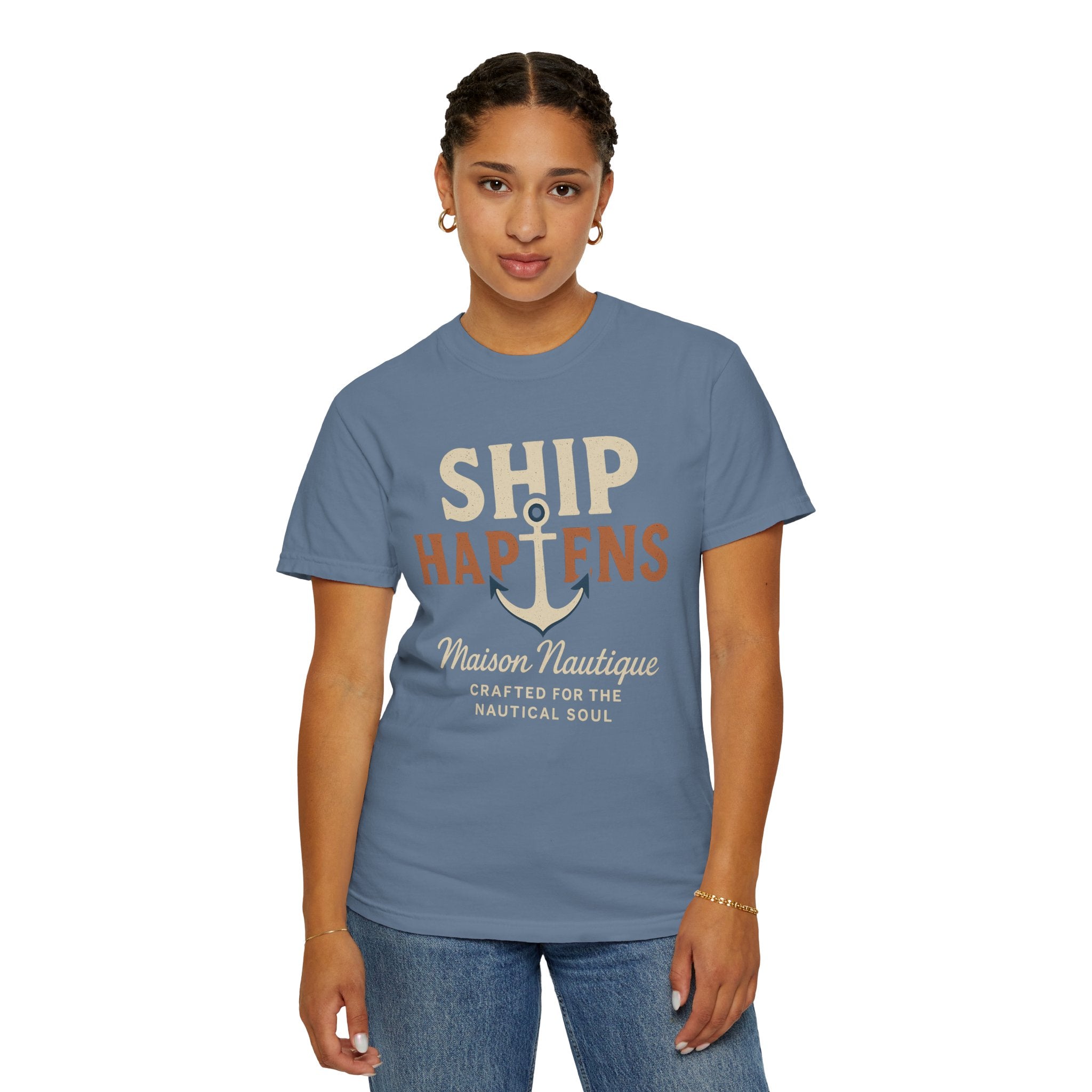 Ship Happens – Women’s Nautical Tee - Maison Nautique