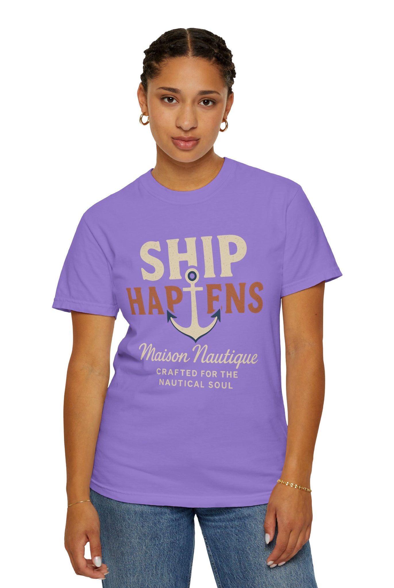 Ship Happens – Women’s Nautical Tee - Maison Nautique
