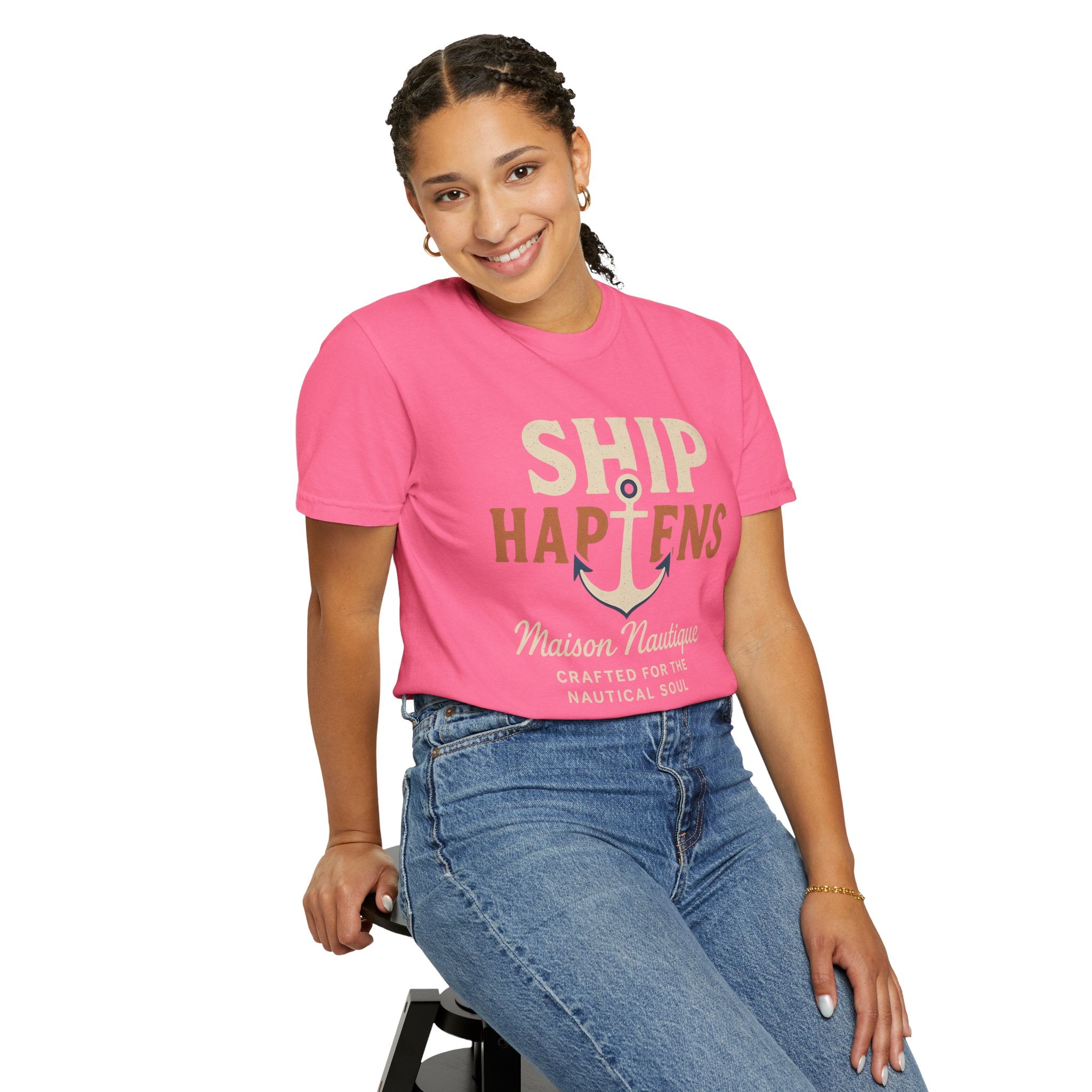 Ship Happens – Women’s Nautical Tee - Maison Nautique