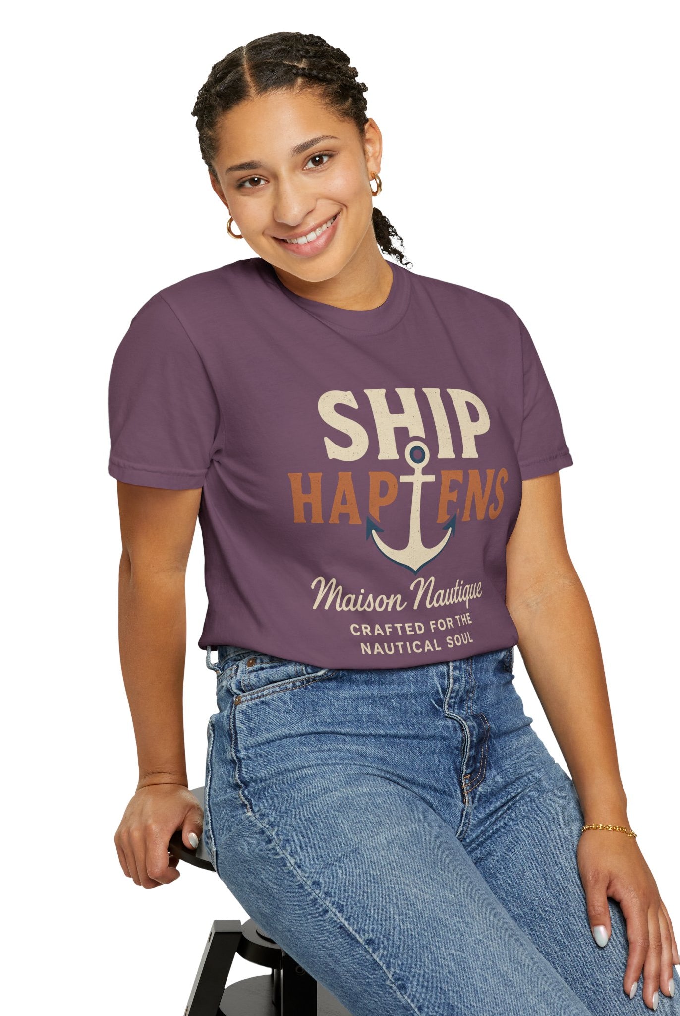 Ship Happens – Women’s Nautical Tee - Maison Nautique