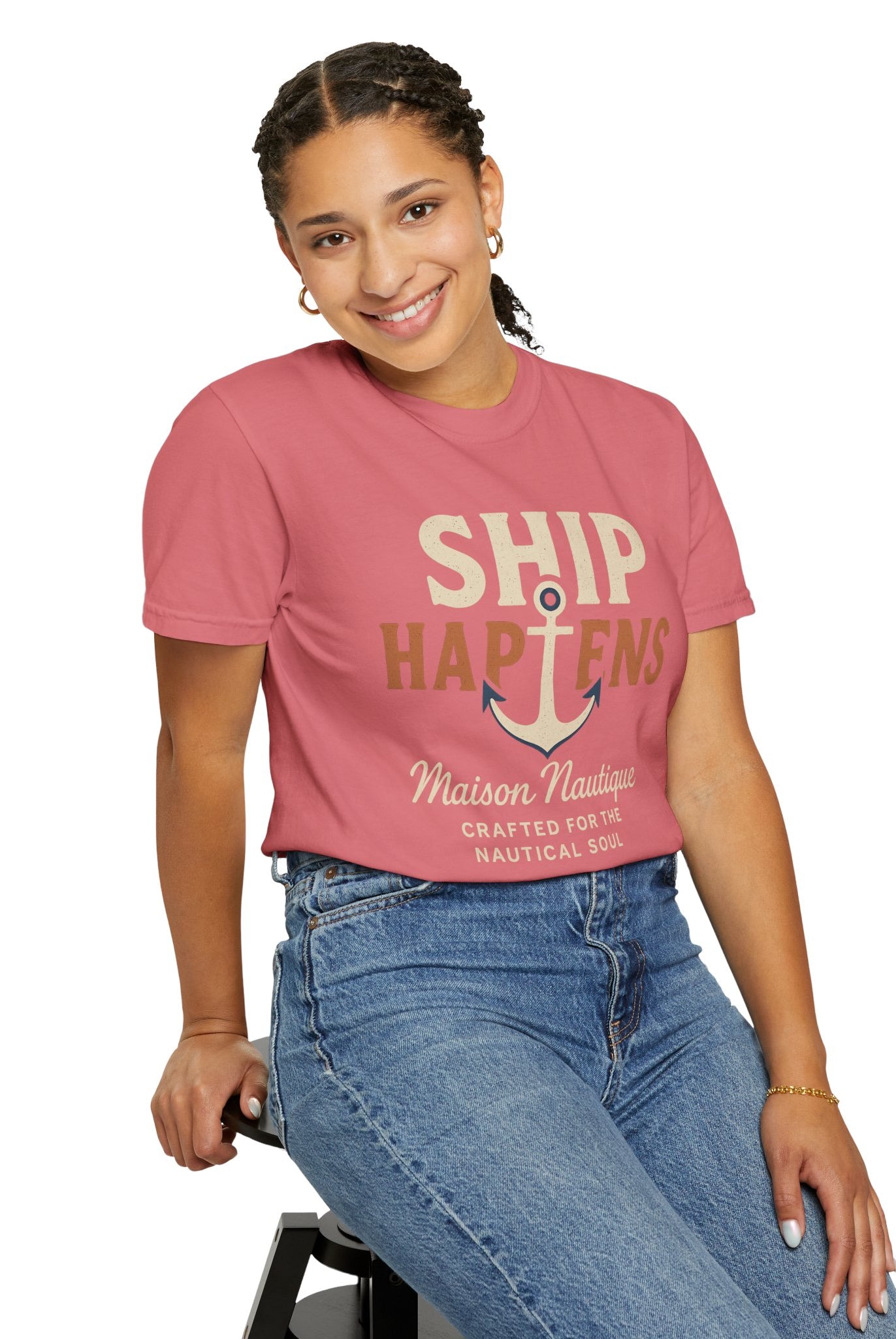 Ship Happens – Women’s Nautical Tee - Maison Nautique
