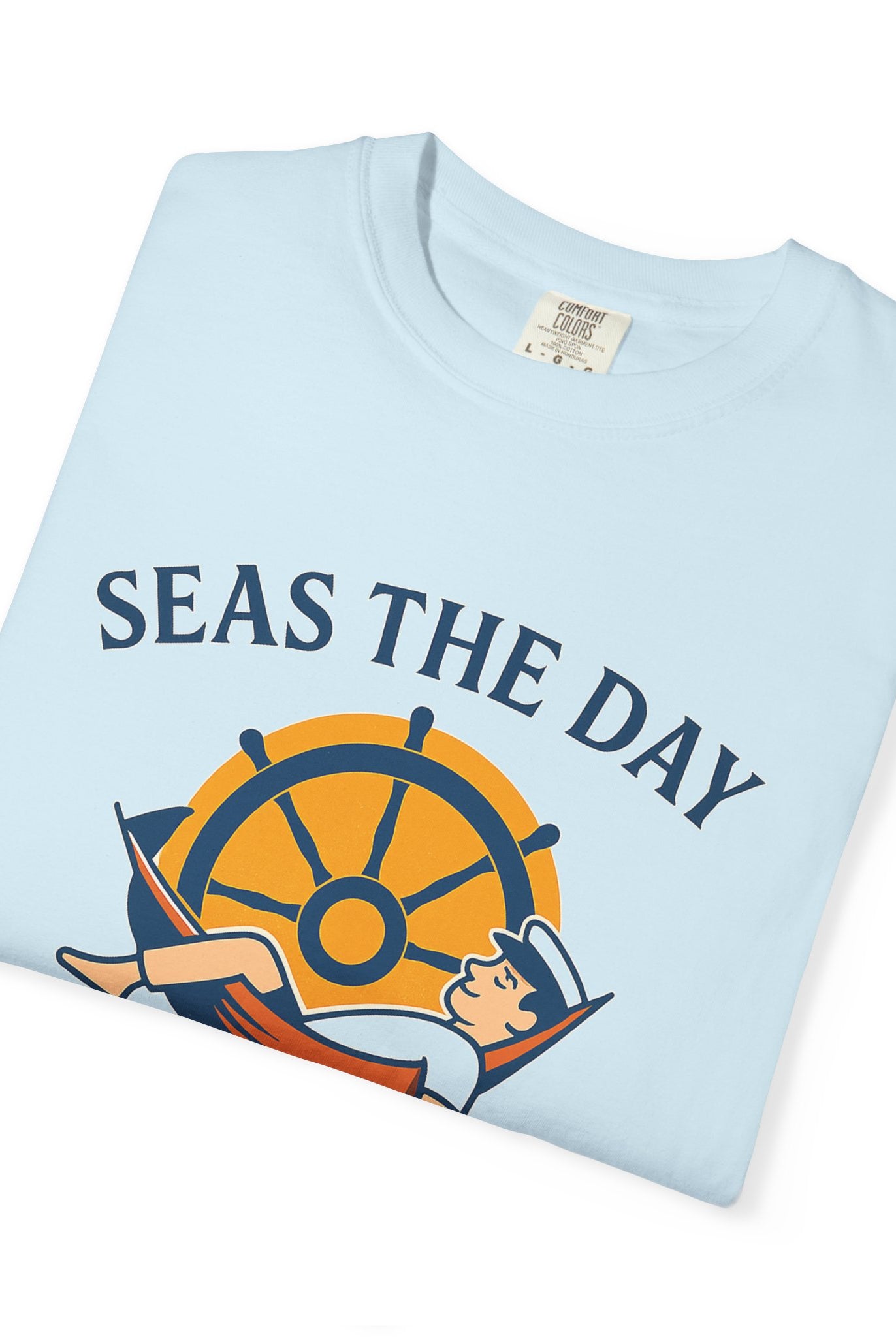 The “Seas the Day” Tee – Leisure Collection - Maison Nautique