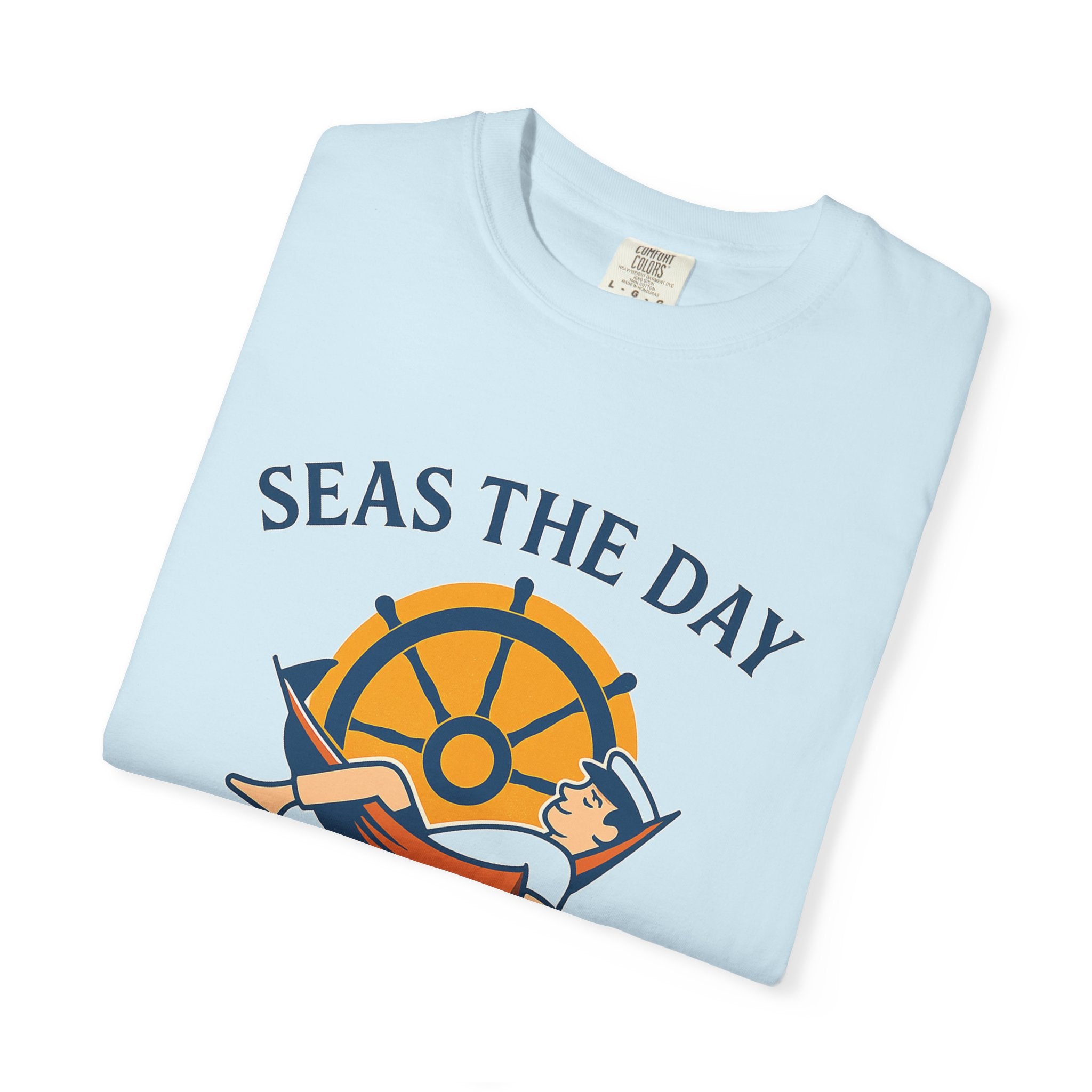 The “Seas the Day” Tee – Leisure Collection - Maison Nautique