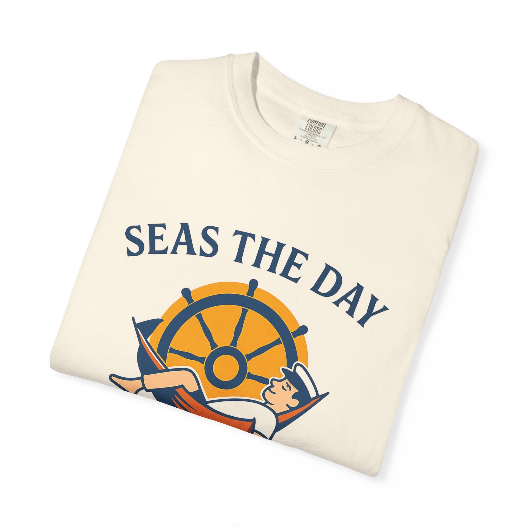 The “Seas the Day” Tee – Leisure Collection - Maison Nautique