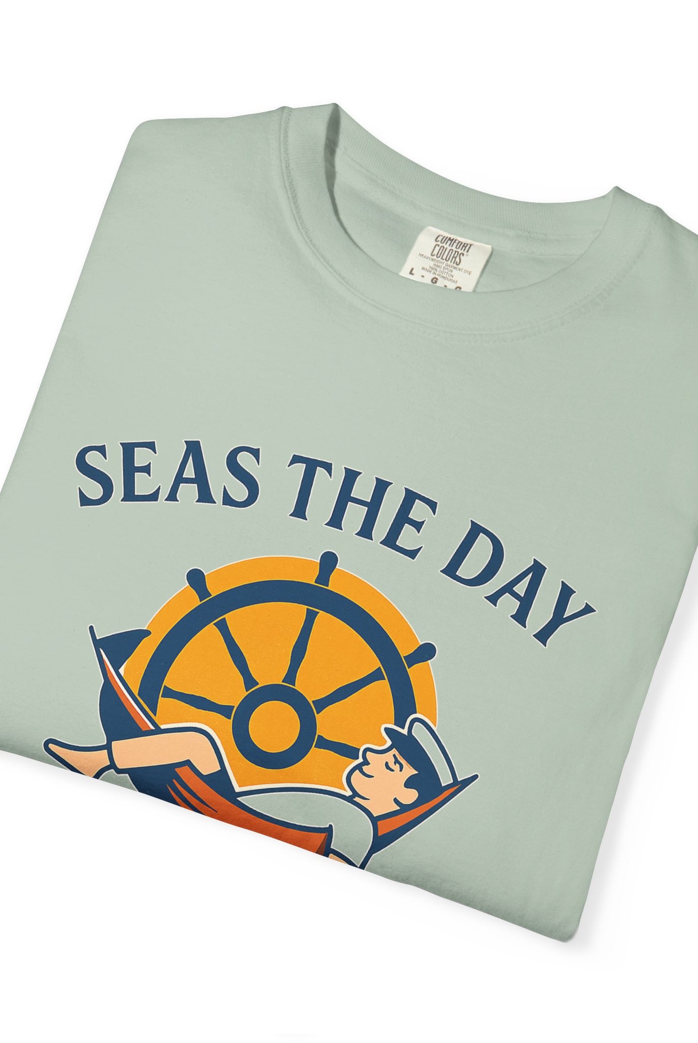 The “Seas the Day” Tee – Leisure Collection - Maison Nautique