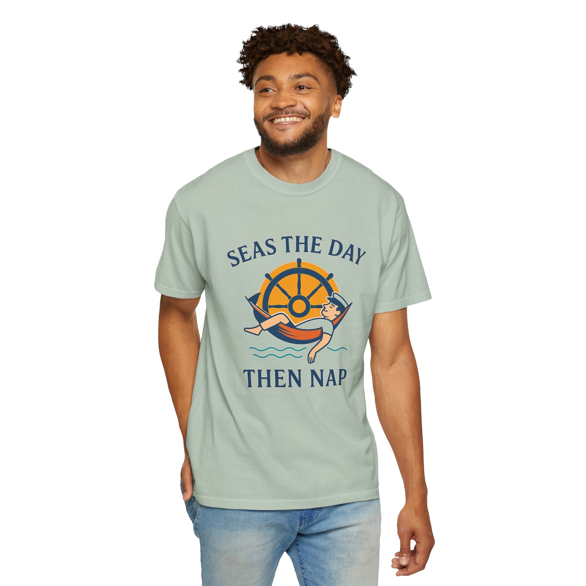The “Seas the Day” Tee – Leisure Collection - Maison Nautique