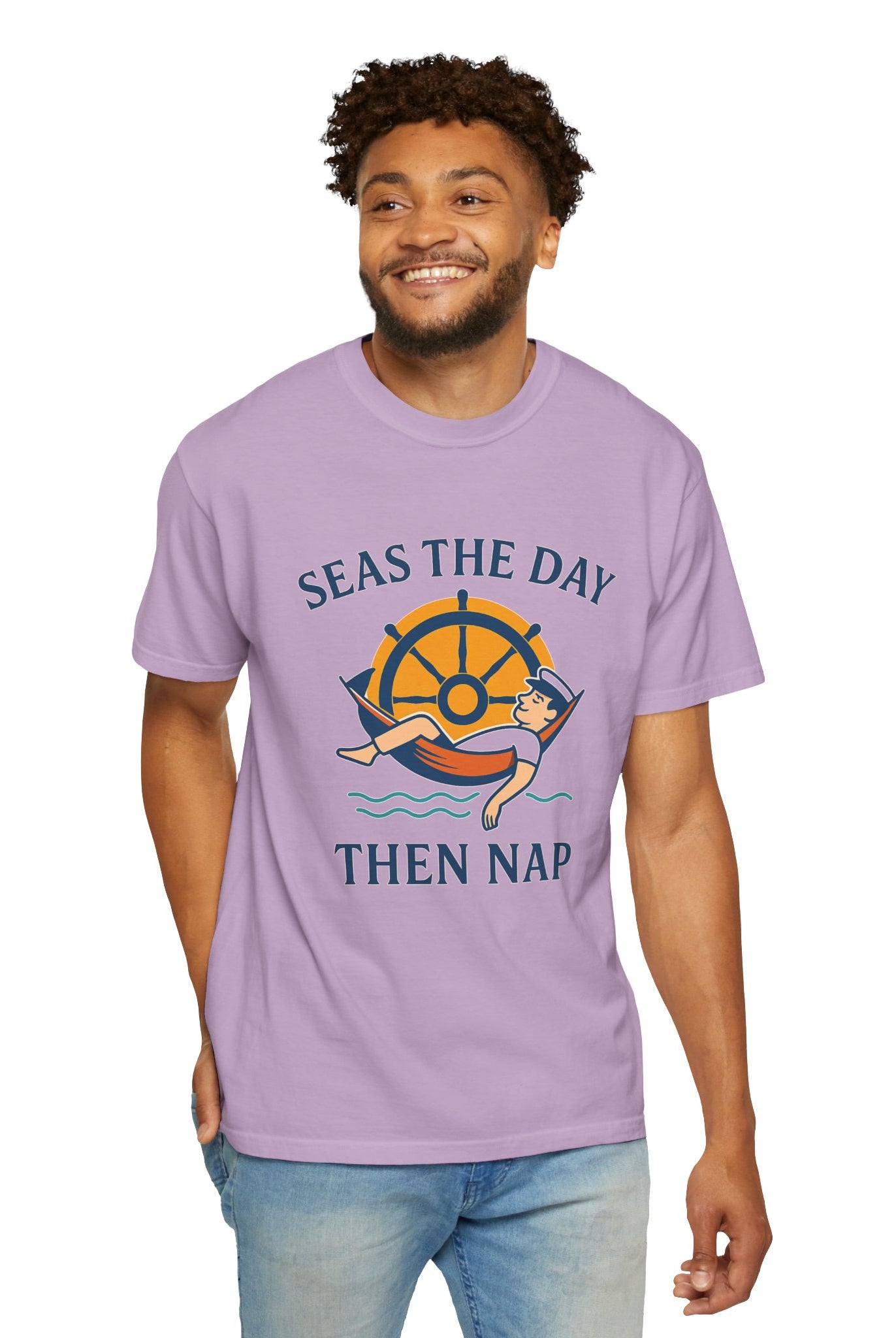 The “Seas the Day” Tee – Leisure Collection - Maison Nautique