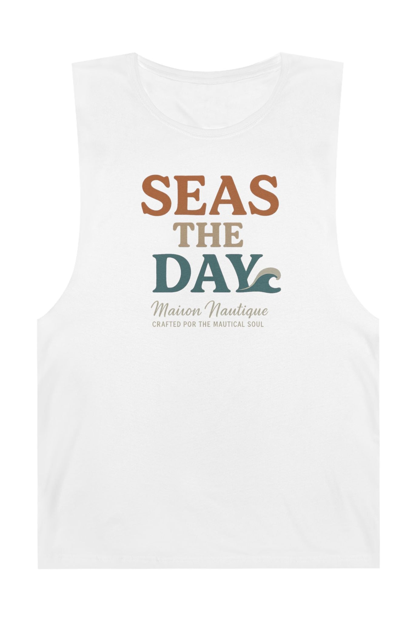 Maison Nautique "Seas the Day" Unisex Tank - Maison Nautique