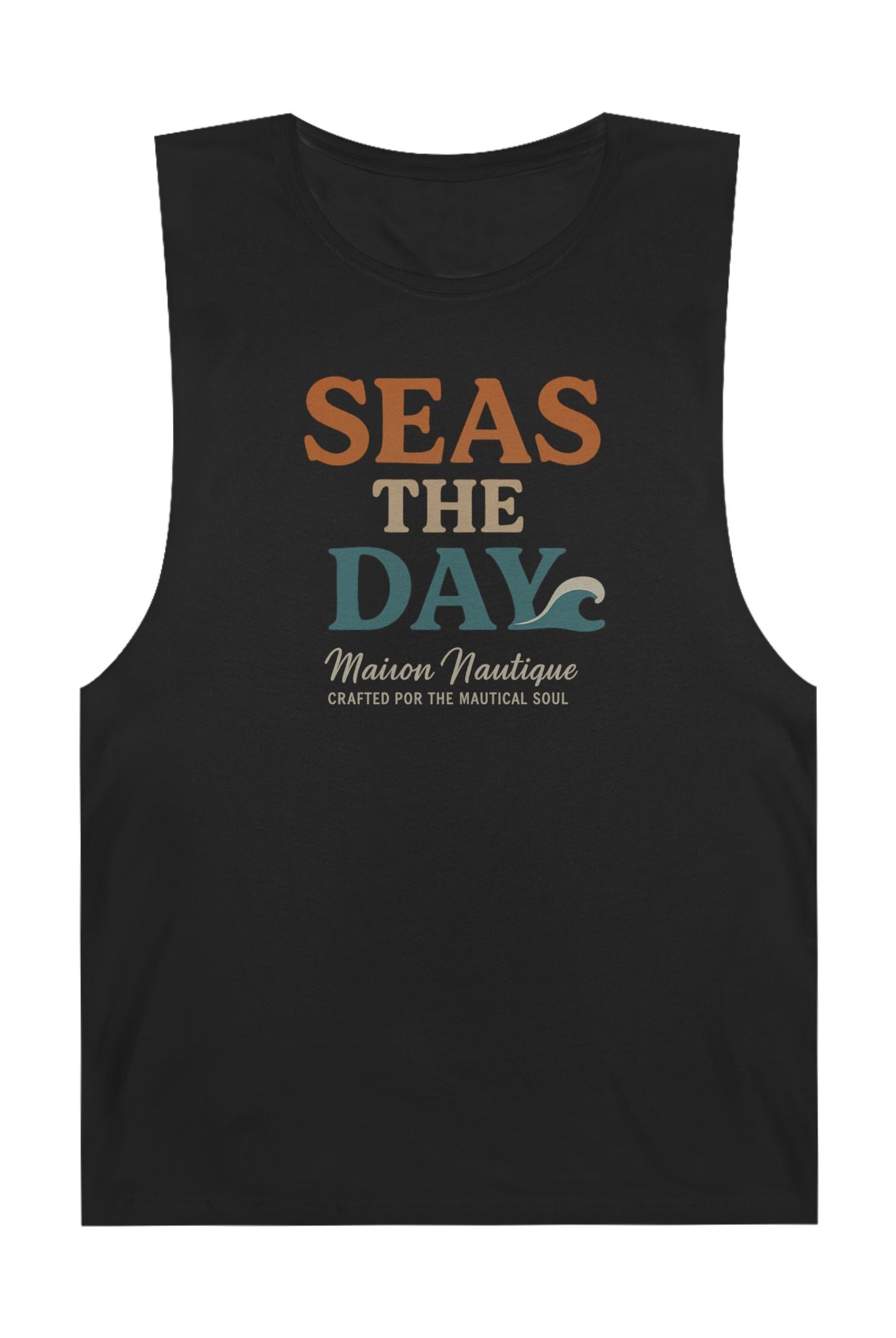 Maison Nautique "Seas the Day" Unisex Tank - Maison Nautique