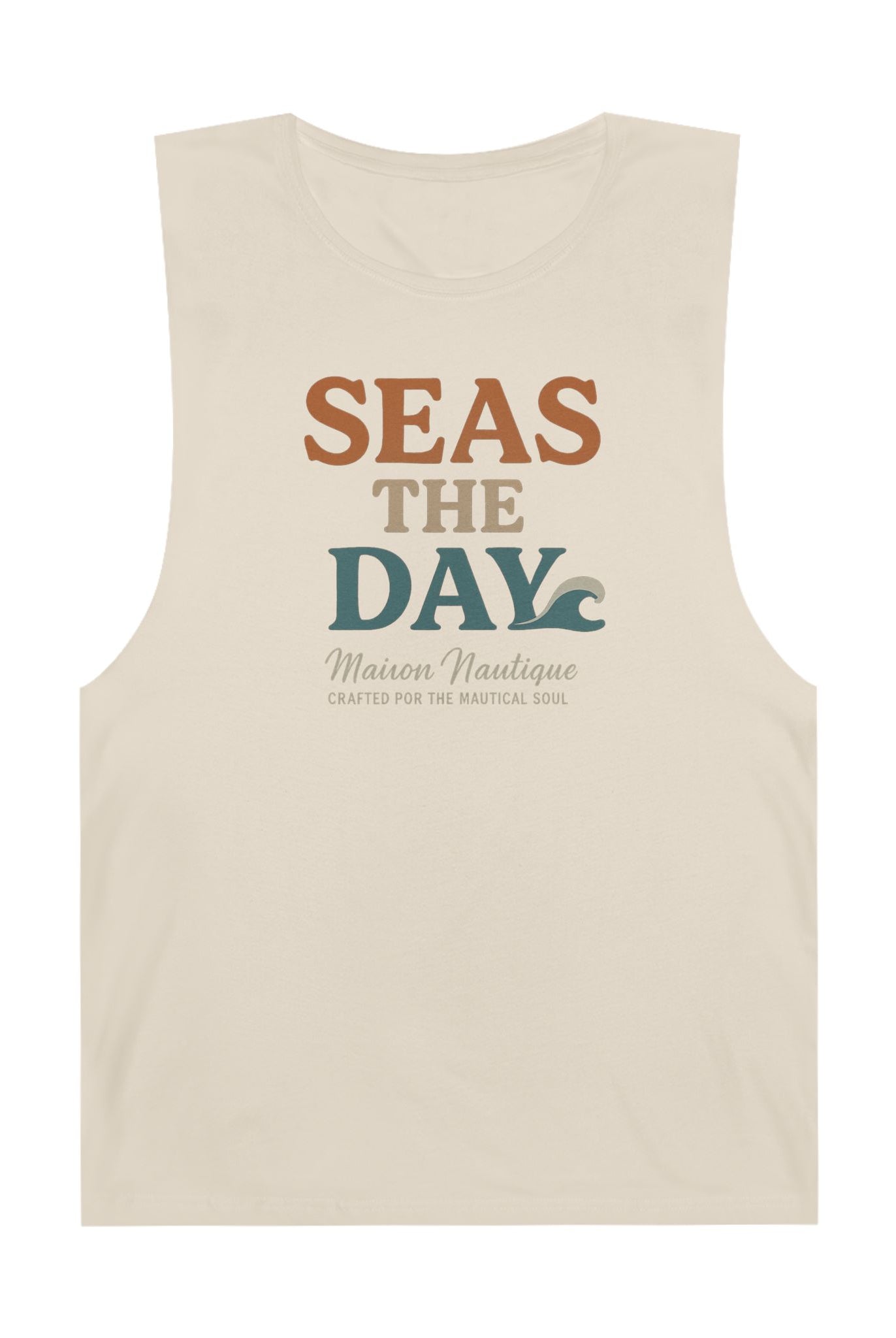 Maison Nautique "Seas the Day" Unisex Tank - Maison Nautique