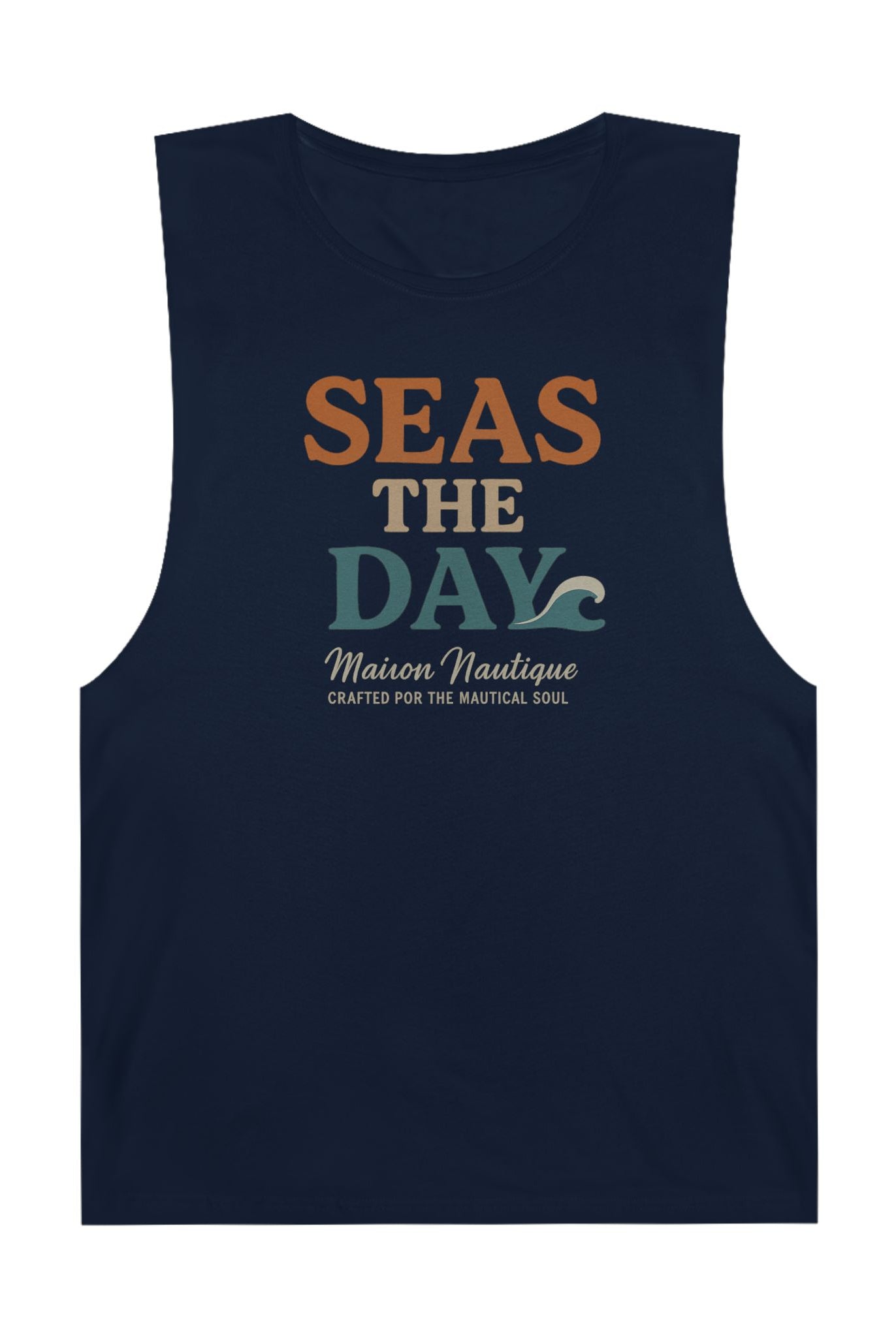 Maison Nautique "Seas the Day" Unisex Tank - Maison Nautique