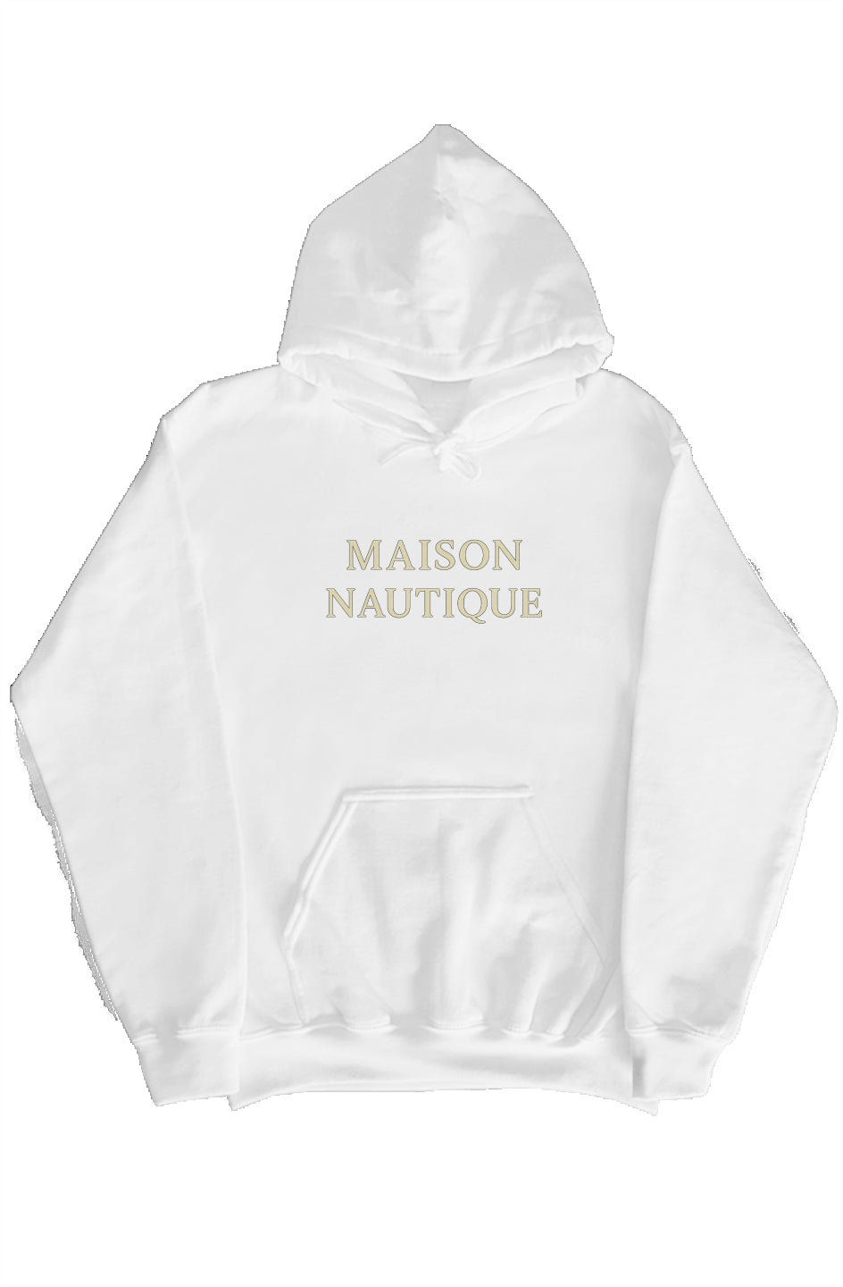 Maison Nautique Heavyweight Coastal Hoodie – Black, Navy, White (Bold Yacht Edition)