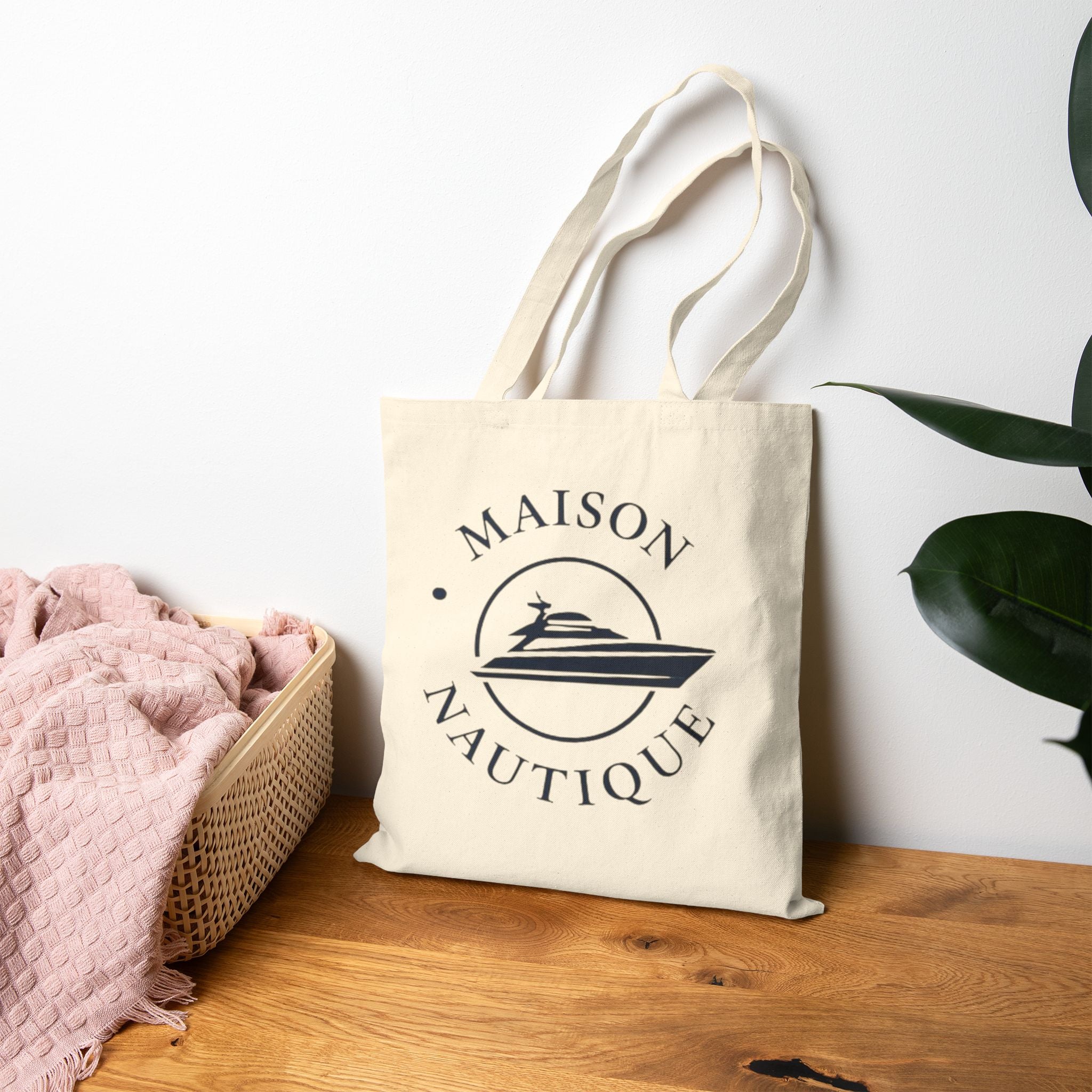 Maison Nautique Canvas Tote – Everyday Elegance - Maison Nautique 