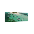 Honeymoon Harbour – Coastal Canvas Art | Aerial Boating Scene, Bimini - Maison Nautique 