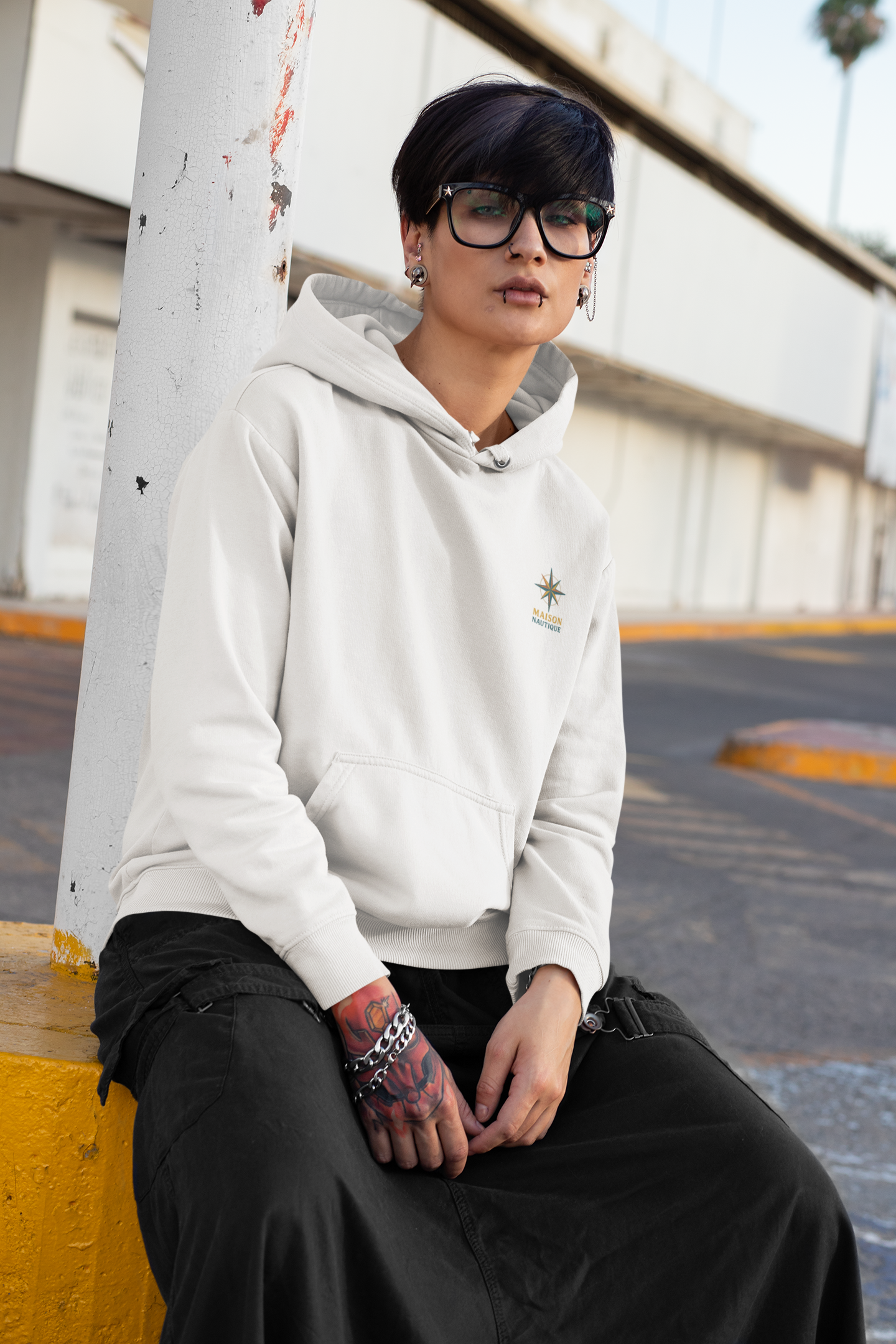 Maison Nautique Hoodie – Castaway Compass Edition | Unisex - Maison Nautique 